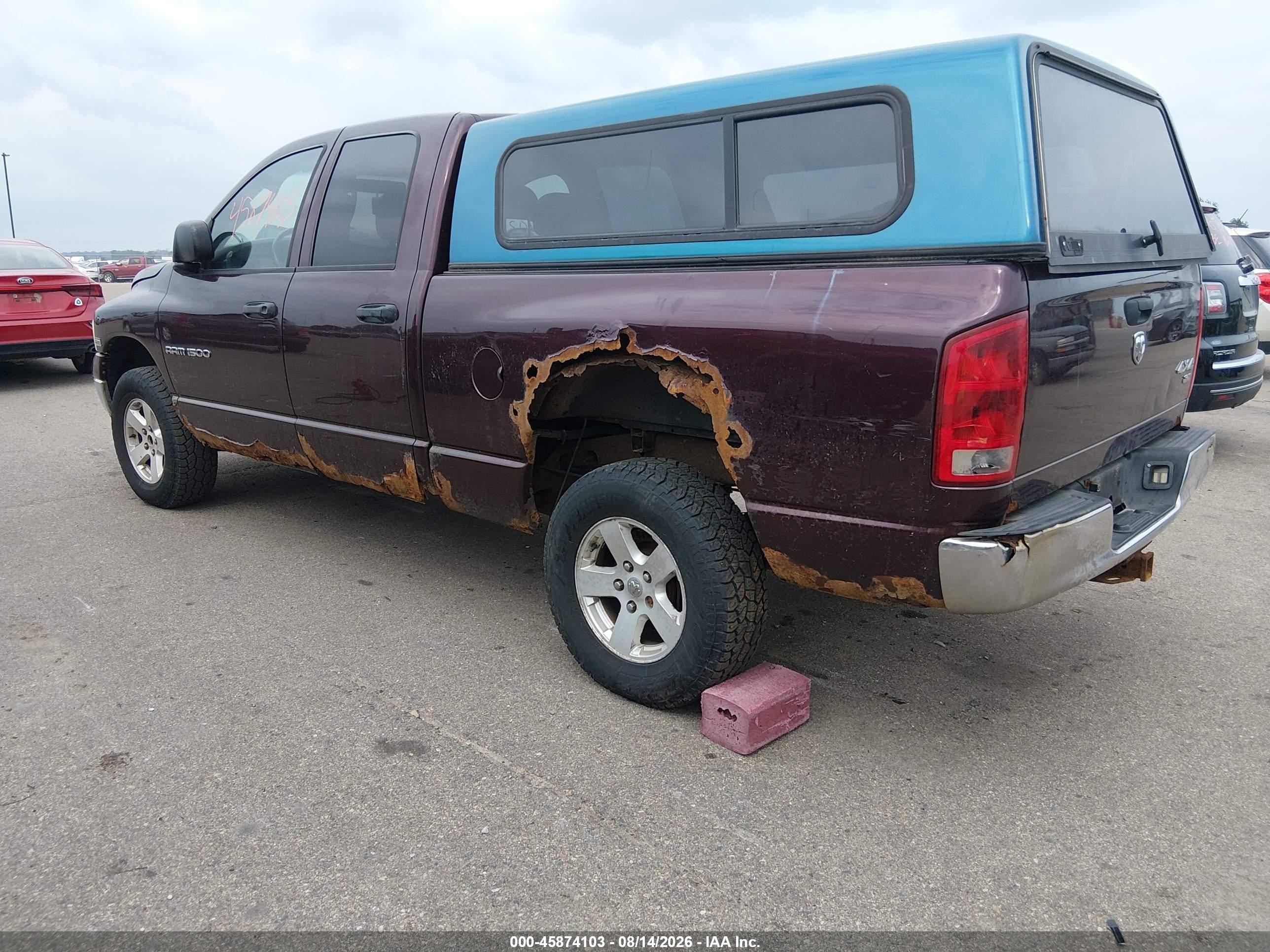 2005 Dodge Ram 1500 Slt/laramie Purple vin: 1D7HU18D95S321671