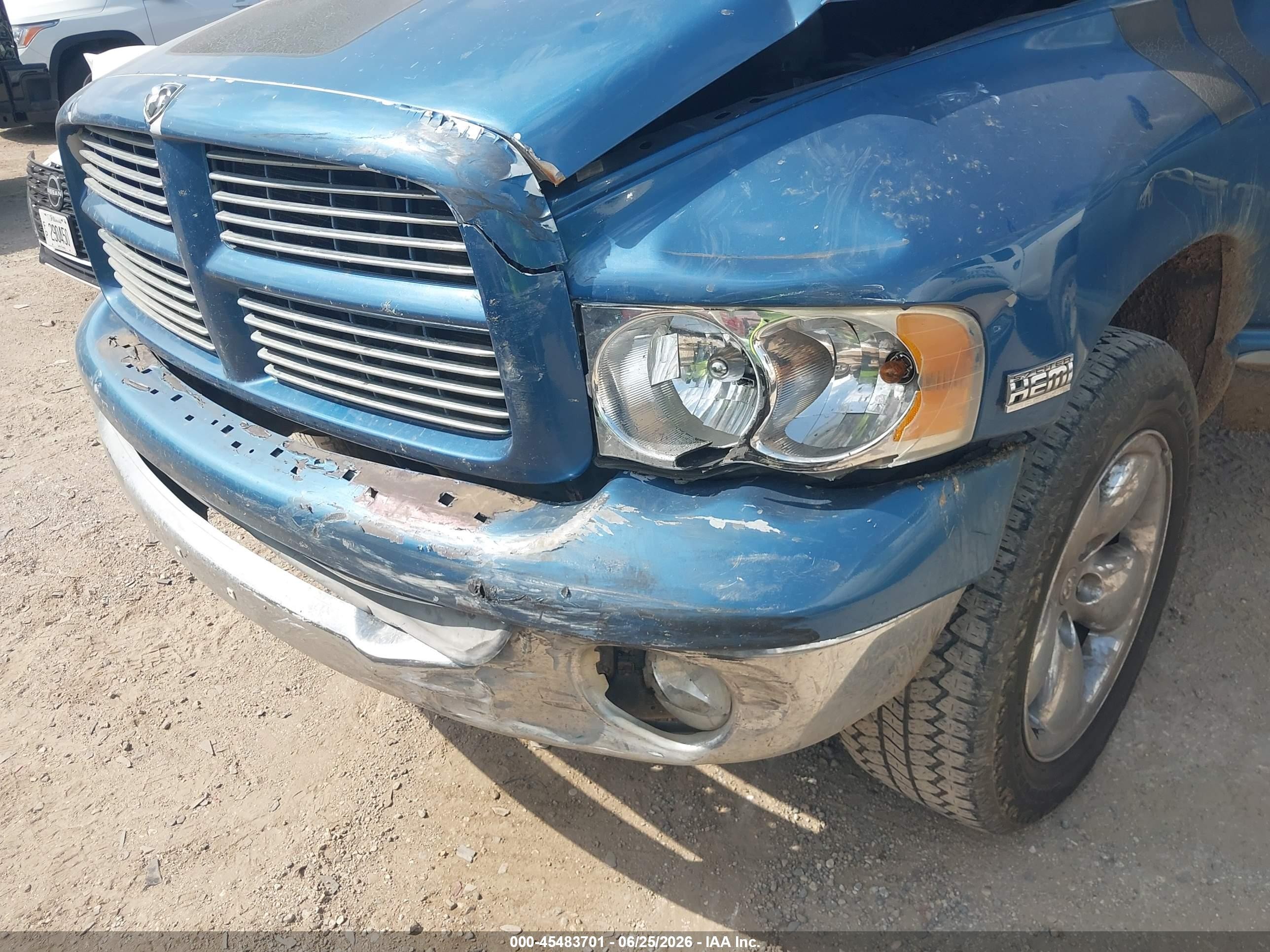 2005 Dodge Ram 1500 Slt/laramie Синий vin: 1D7HU18D95S337126