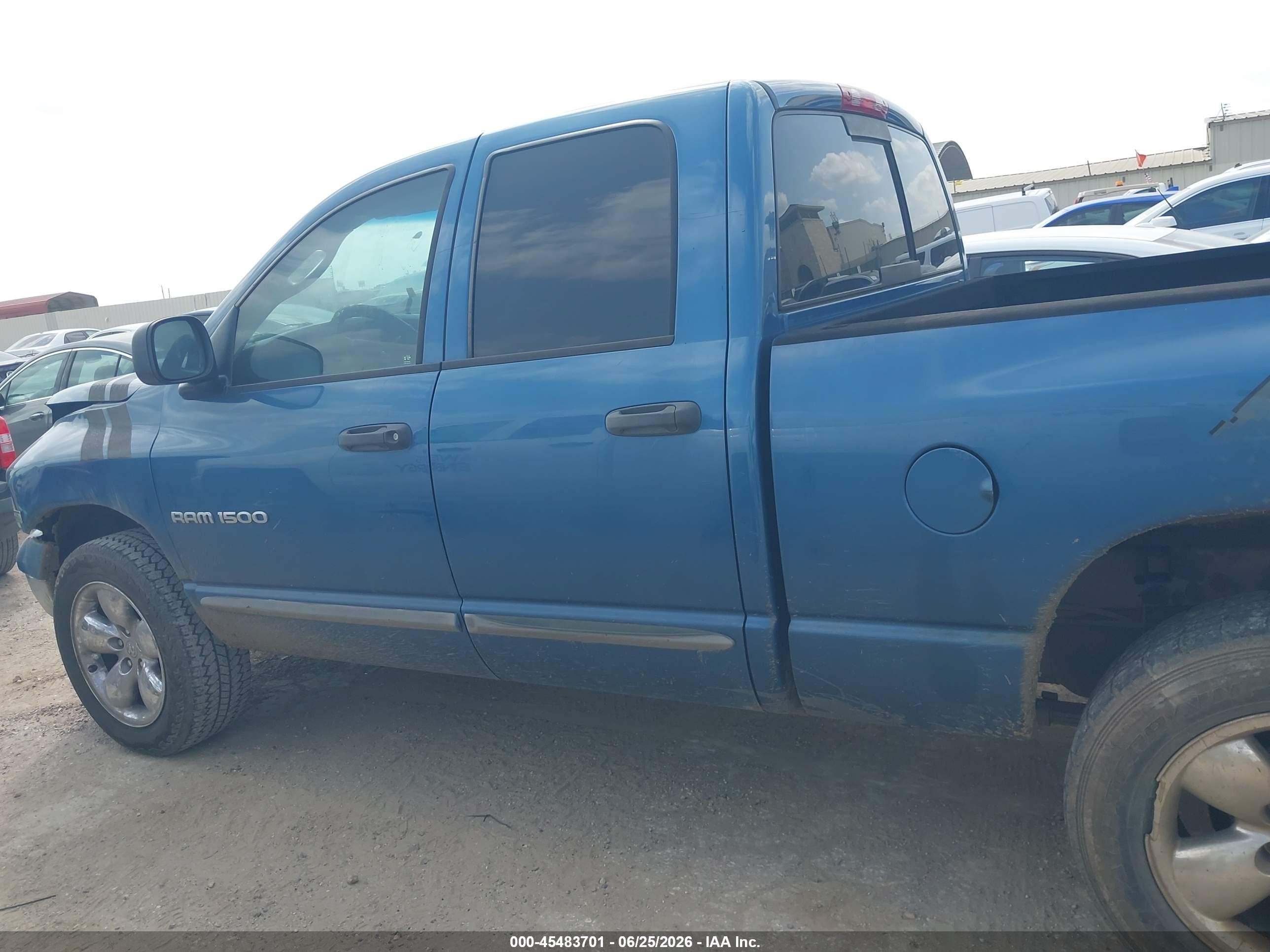 2005 Dodge Ram 1500 Slt/laramie Синий vin: 1D7HU18D95S337126