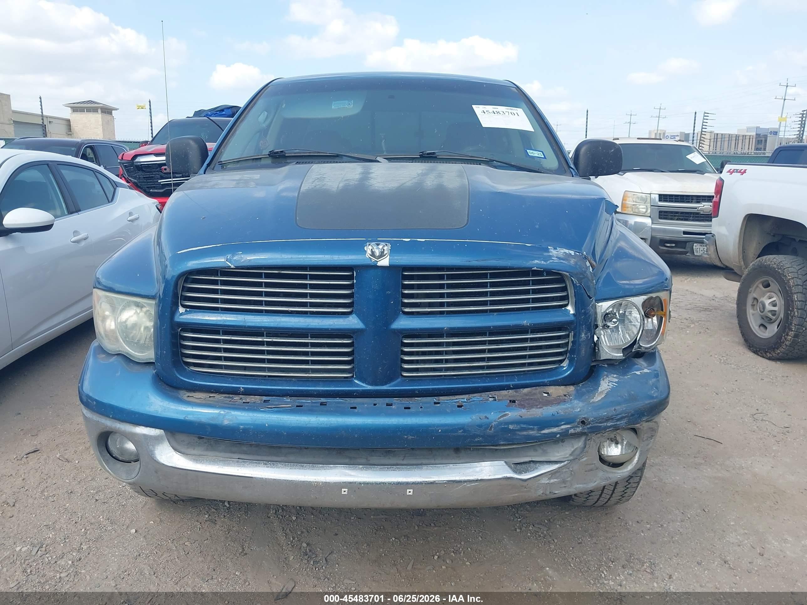 2005 Dodge Ram 1500 Slt/laramie Синий vin: 1D7HU18D95S337126