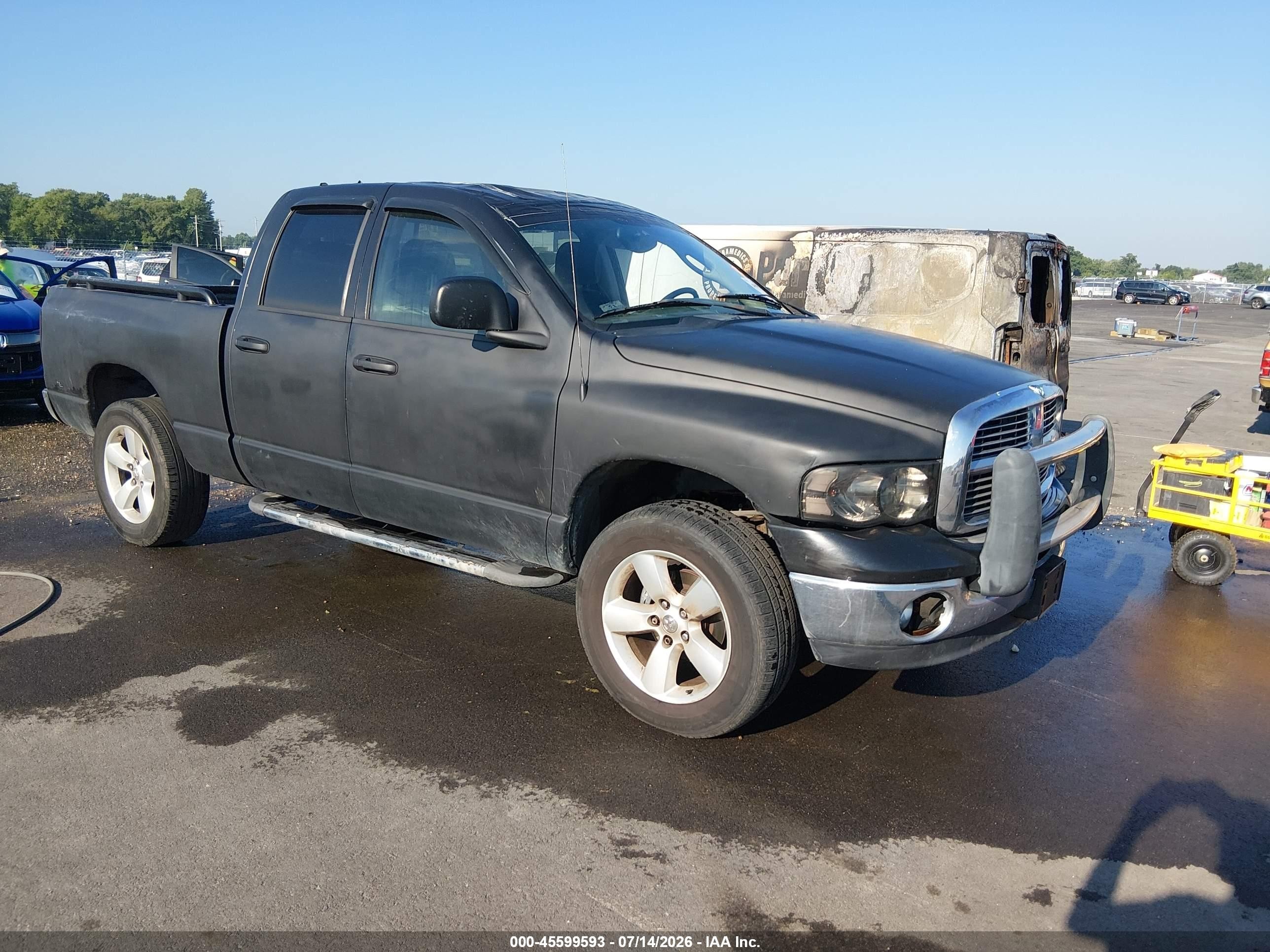 2003 Dodge Ram 1500 Slt/laramie/st Black vin: 1D7HU18DX3J588904