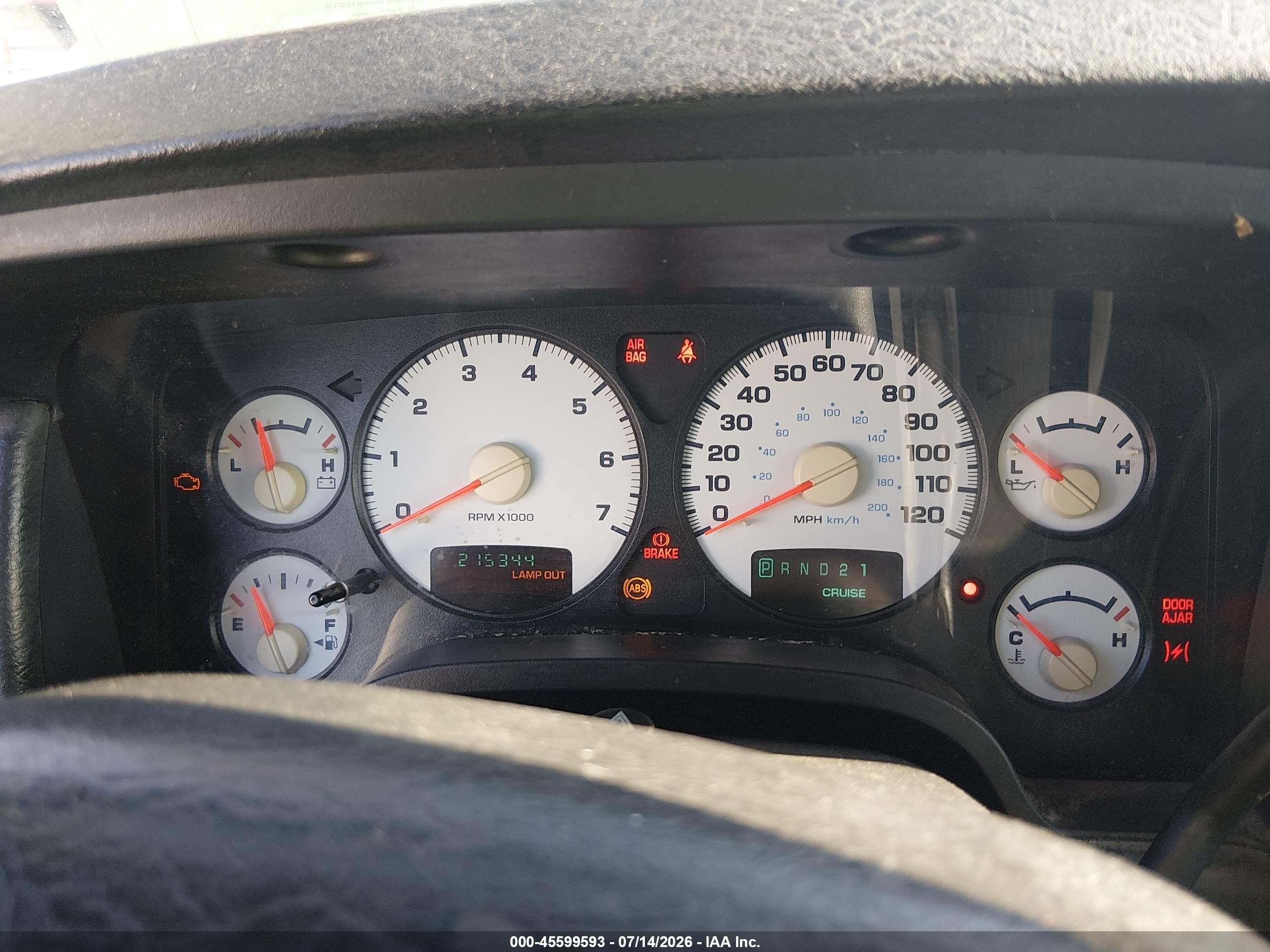 2003 Dodge Ram 1500 Slt/laramie/st Black vin: 1D7HU18DX3J588904