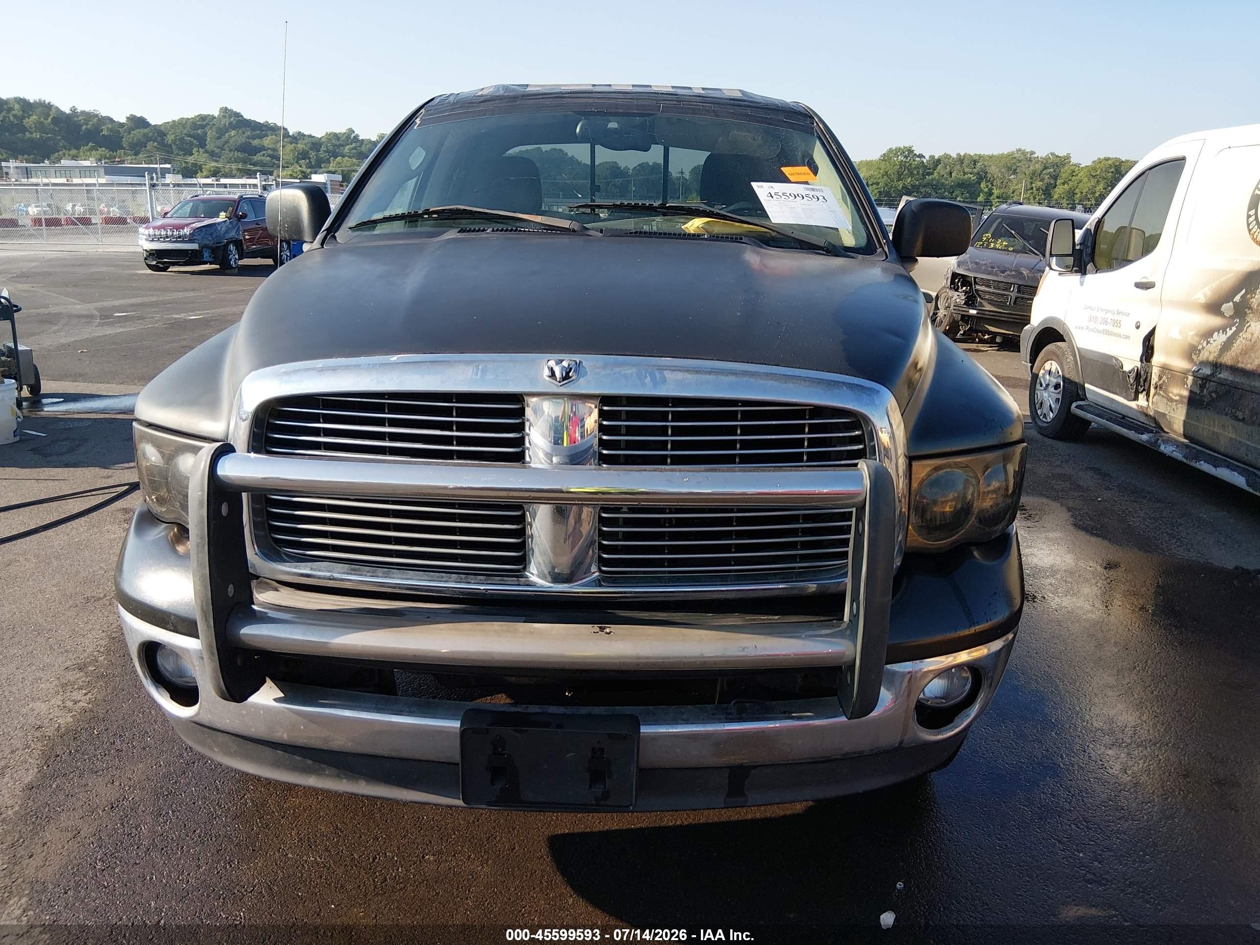 2003 Dodge Ram 1500 Slt/laramie/st Black vin: 1D7HU18DX3J588904
