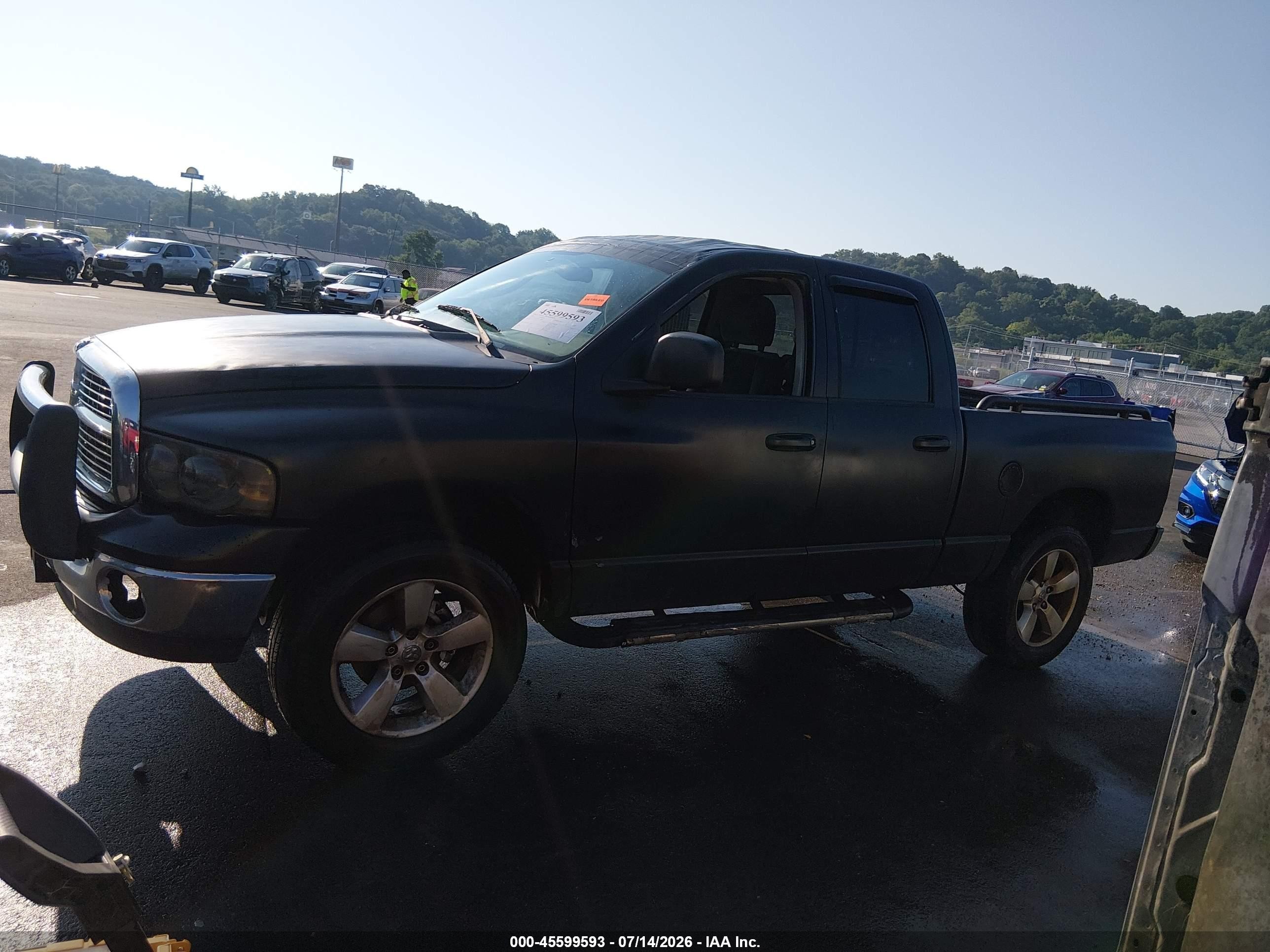 2003 Dodge Ram 1500 Slt/laramie/st Black vin: 1D7HU18DX3J588904