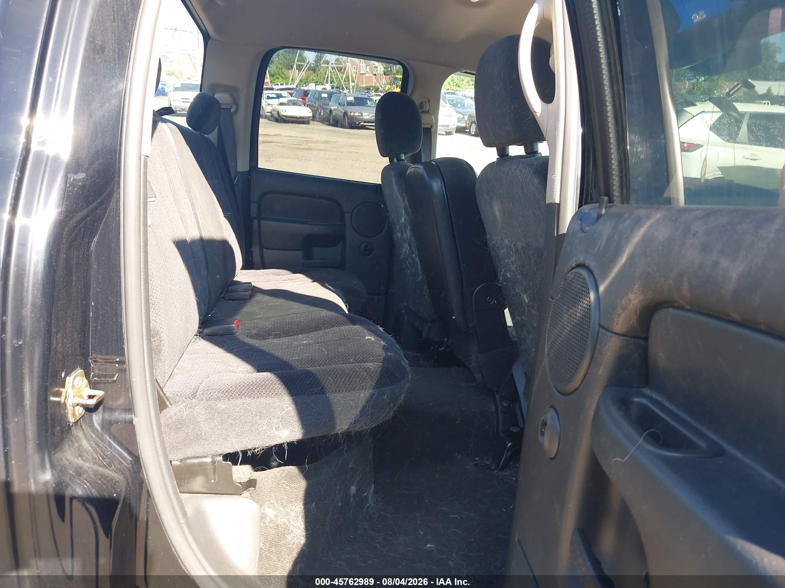 2004 Dodge Ram 1500 Slt/laramie Black vin: 1D7HU18DX4J229330