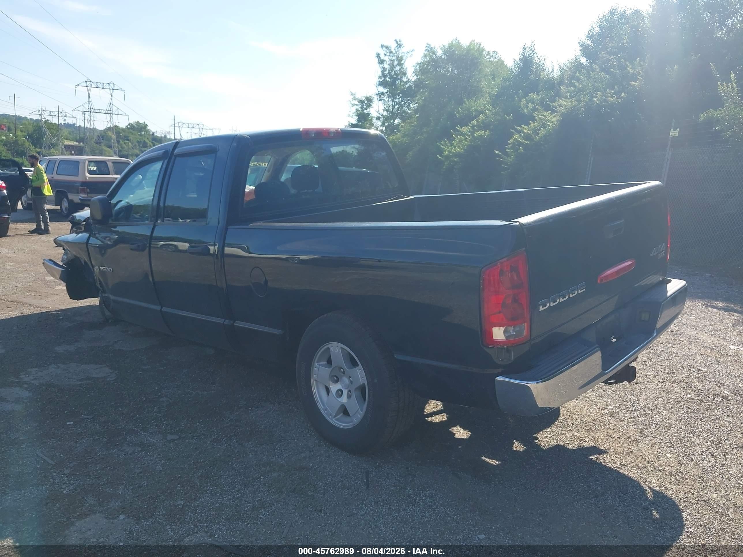 2004 Dodge Ram 1500 Slt/laramie Black vin: 1D7HU18DX4J229330