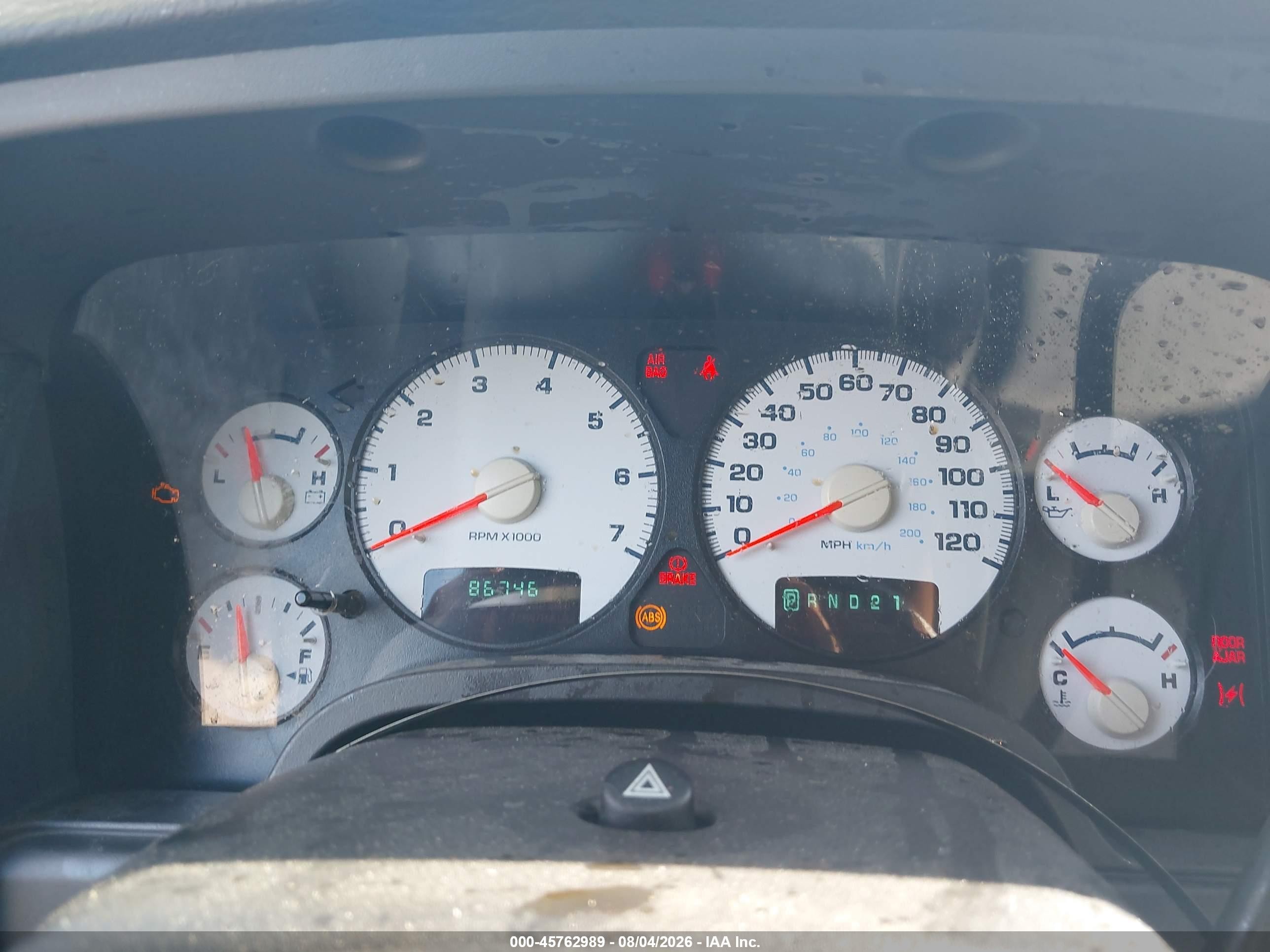 2004 Dodge Ram 1500 Slt/laramie Black vin: 1D7HU18DX4J229330
