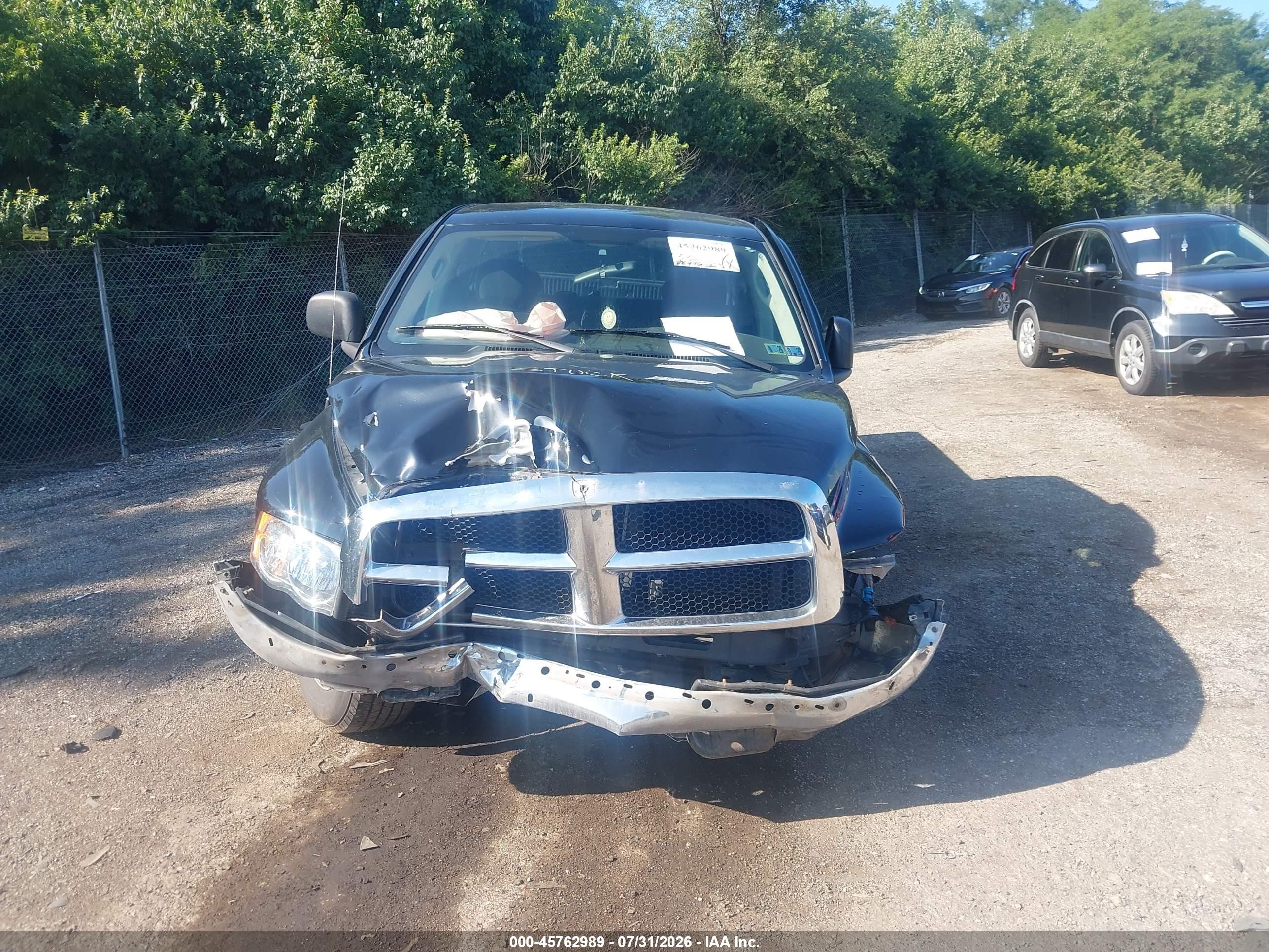 2004 Dodge Ram 1500 Slt/laramie Black vin: 1D7HU18DX4J229330