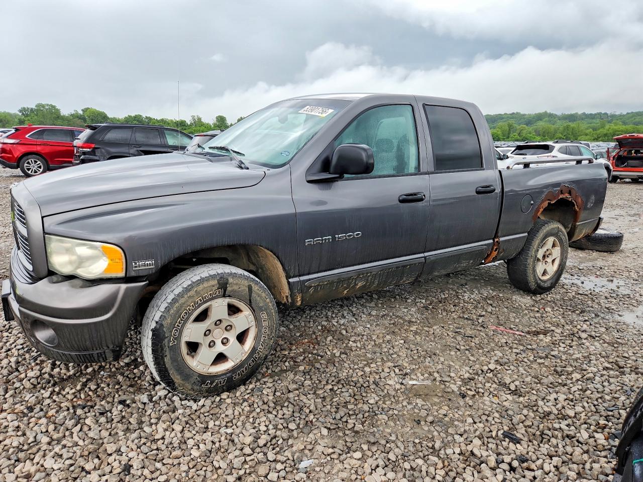 2004 Dodge Ram 1500 St Gray vin: 1D7HU18DX4S538323