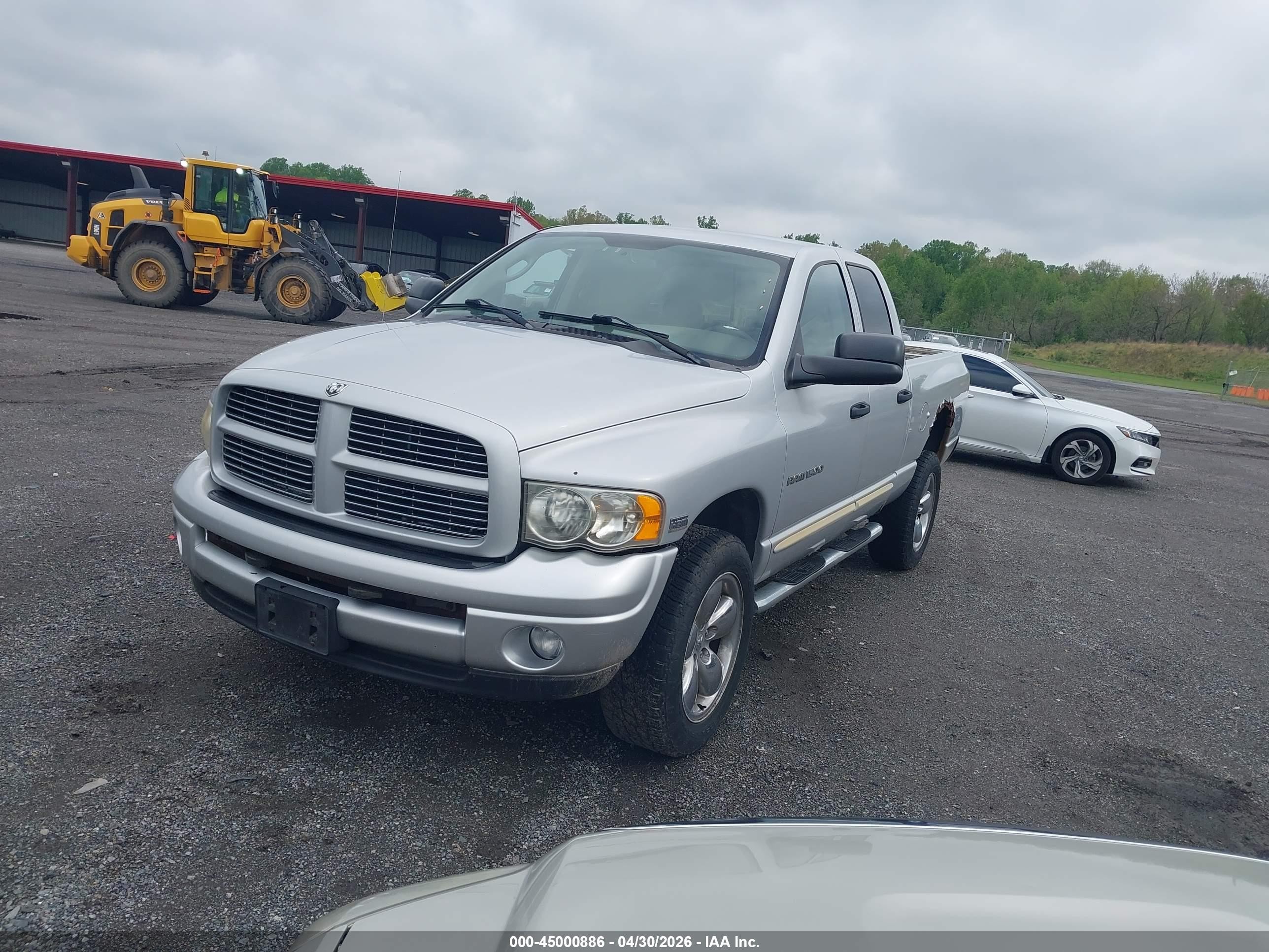2004 Dodge Ram 1500 Slt/laramie Silver vin: 1D7HU18DX4S567515