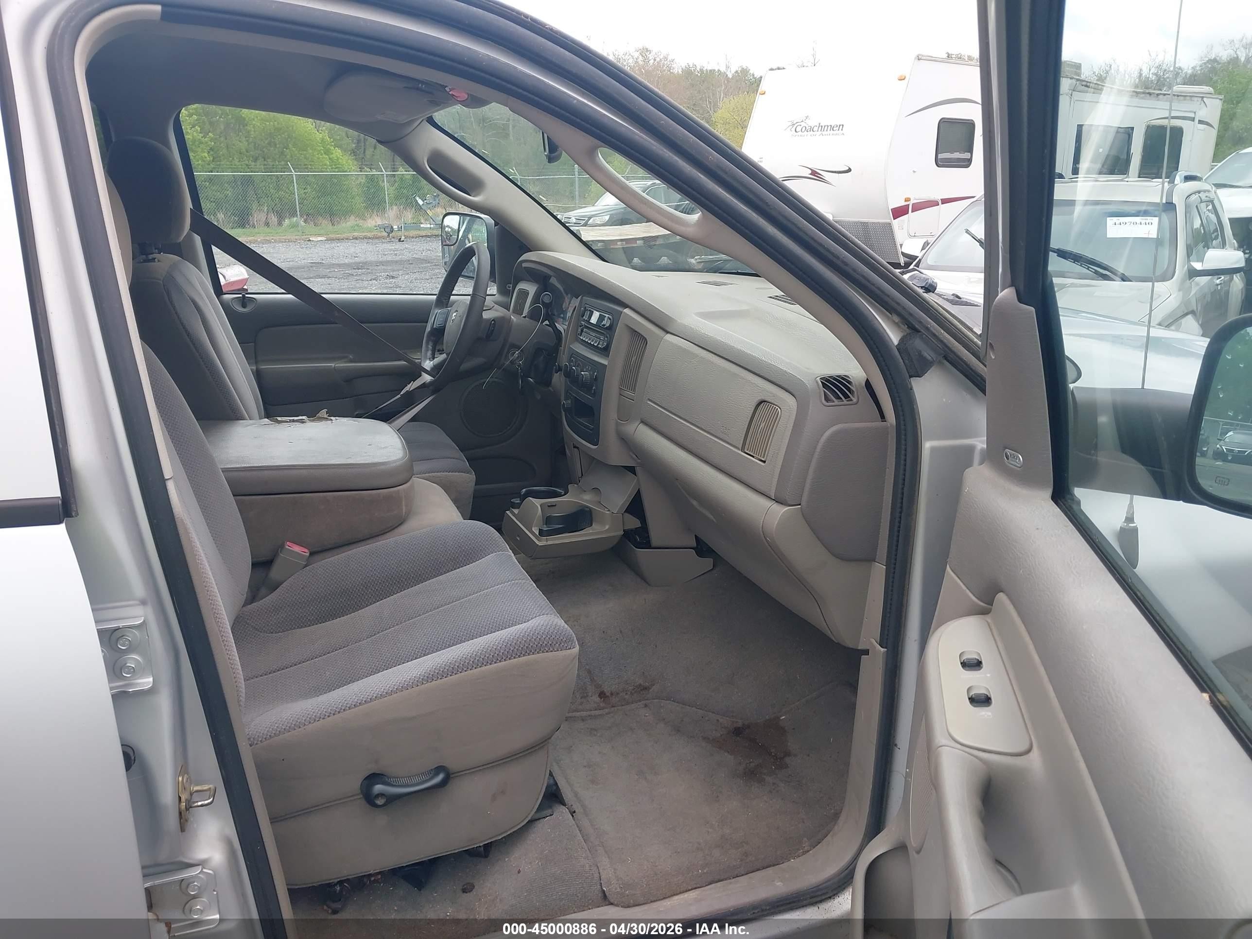 2004 Dodge Ram 1500 Slt/laramie Silver vin: 1D7HU18DX4S567515