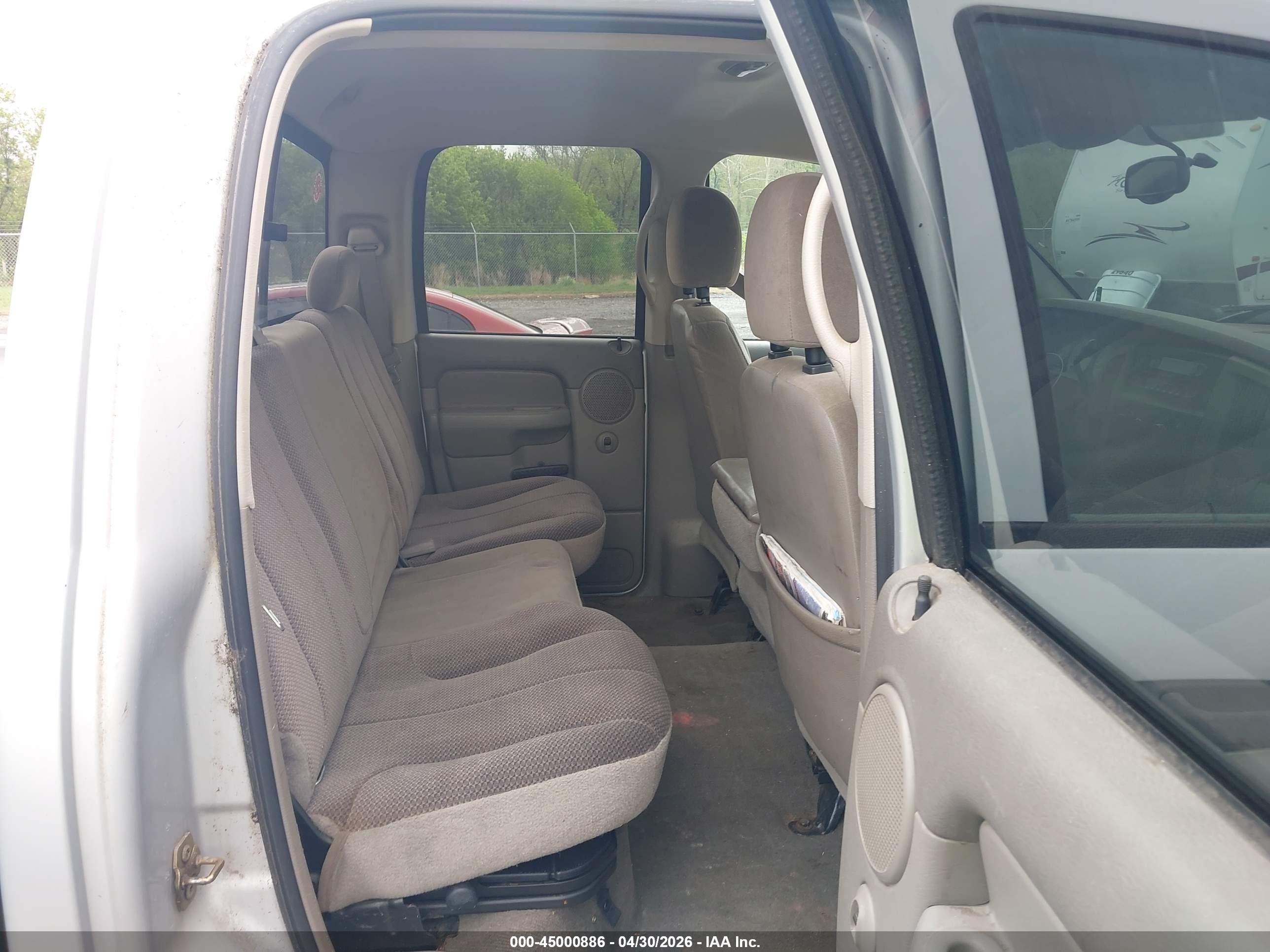 2004 Dodge Ram 1500 Slt/laramie Silver vin: 1D7HU18DX4S567515