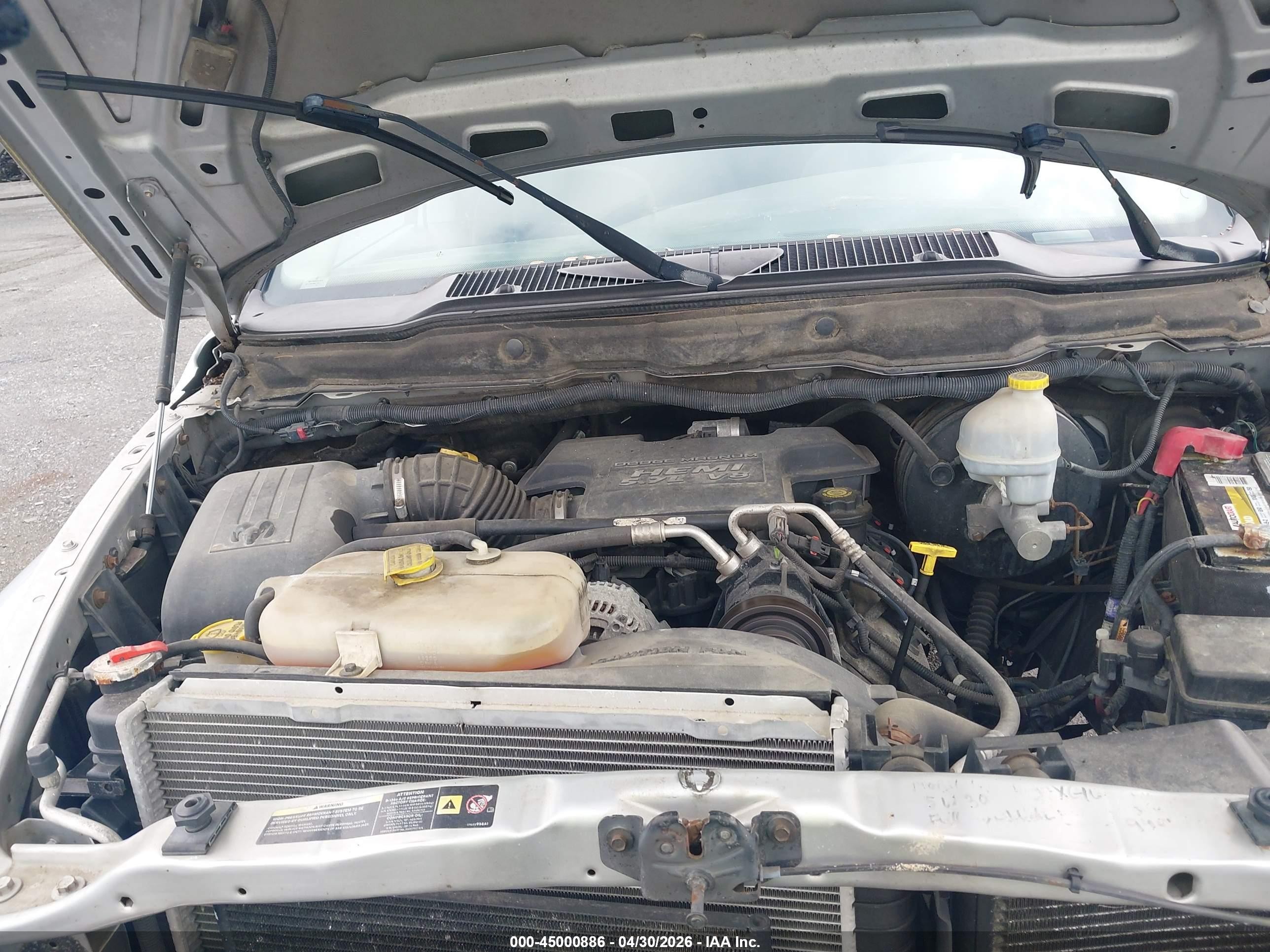 2004 Dodge Ram 1500 Slt/laramie Silver vin: 1D7HU18DX4S567515