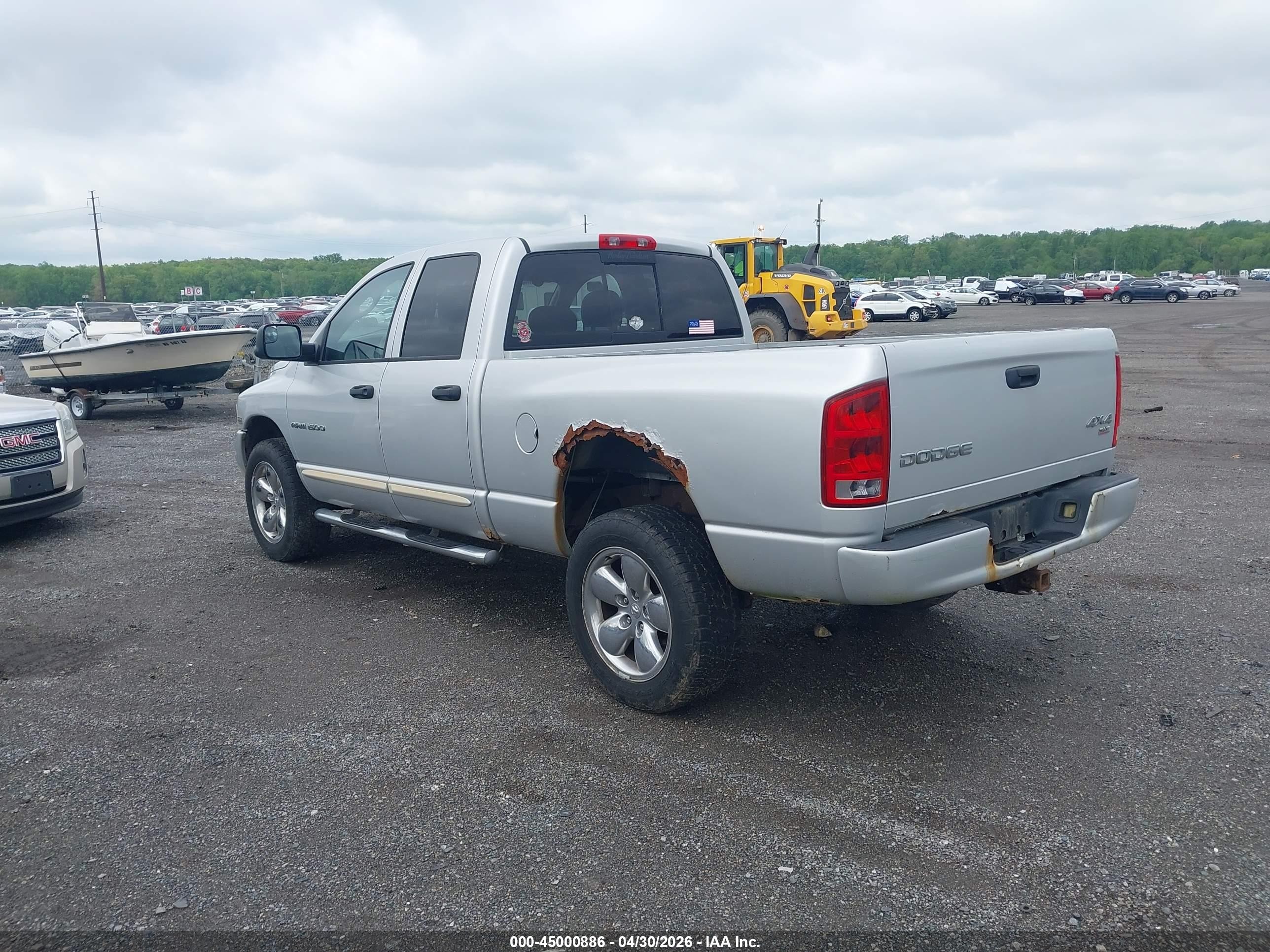 2004 Dodge Ram 1500 Slt/laramie Silver vin: 1D7HU18DX4S567515