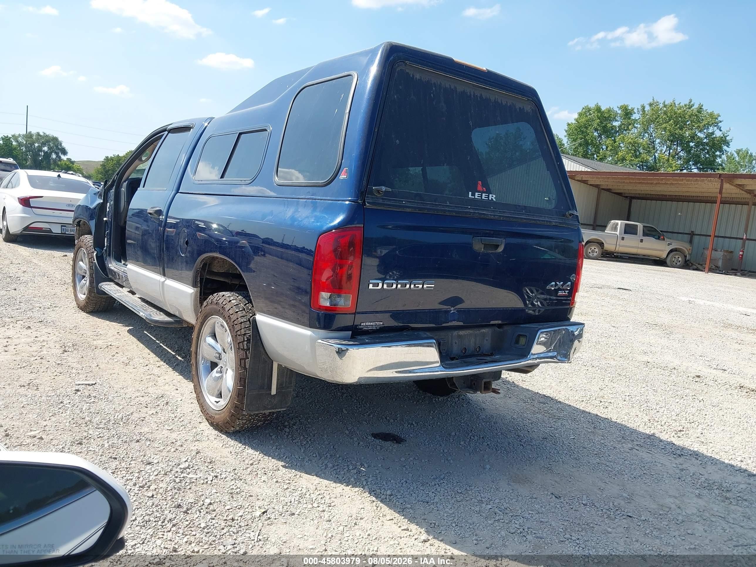 2004 Dodge Ram 1500 Slt/laramie Blue vin: 1D7HU18DX4S607110