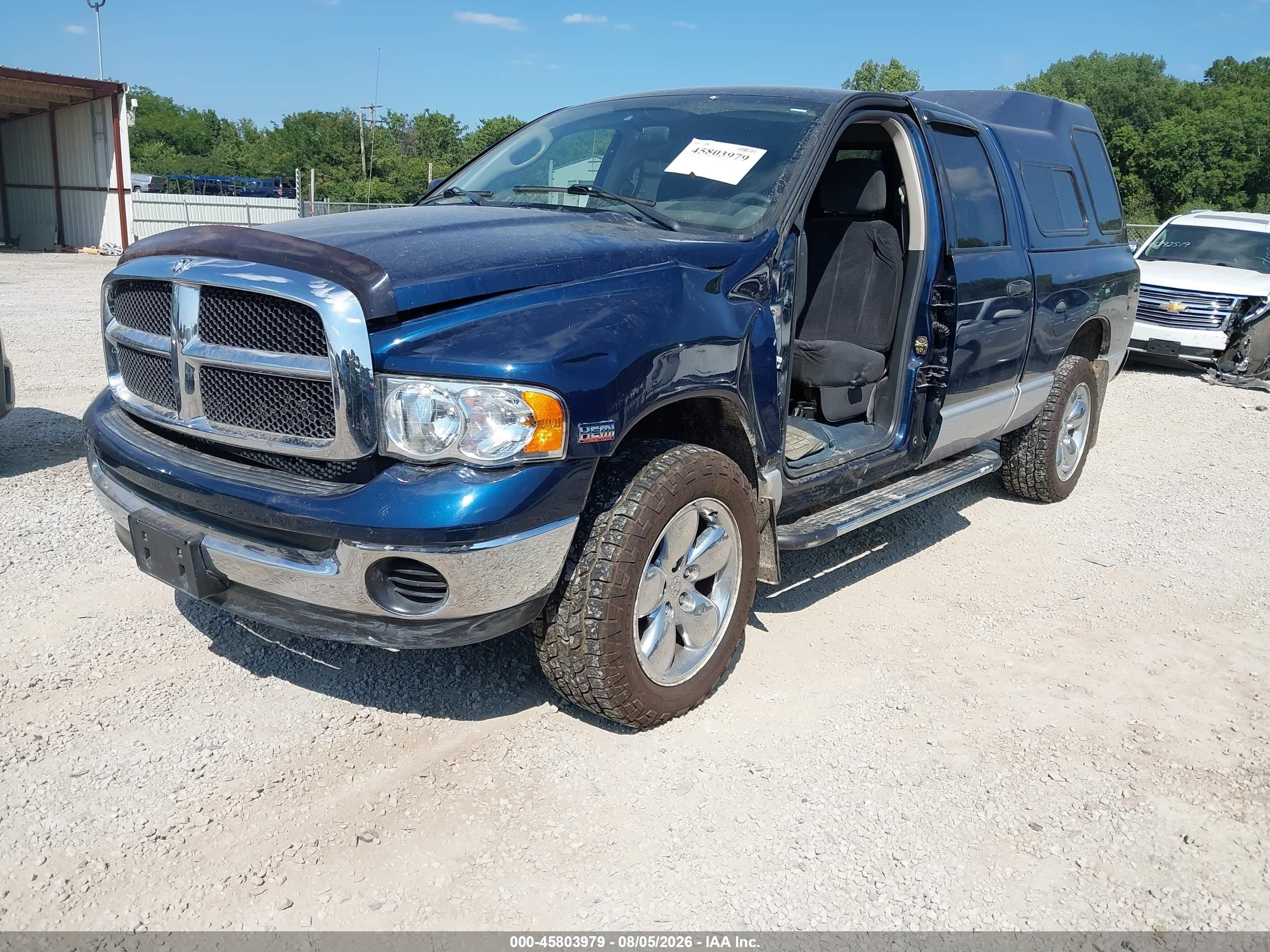2004 Dodge Ram 1500 Slt/laramie Blue vin: 1D7HU18DX4S607110