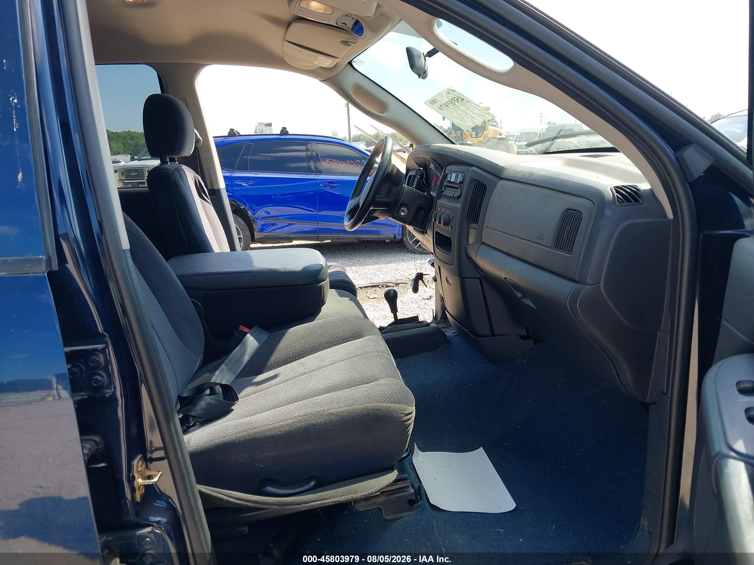 2004 Dodge Ram 1500 Slt/laramie Blue vin: 1D7HU18DX4S607110