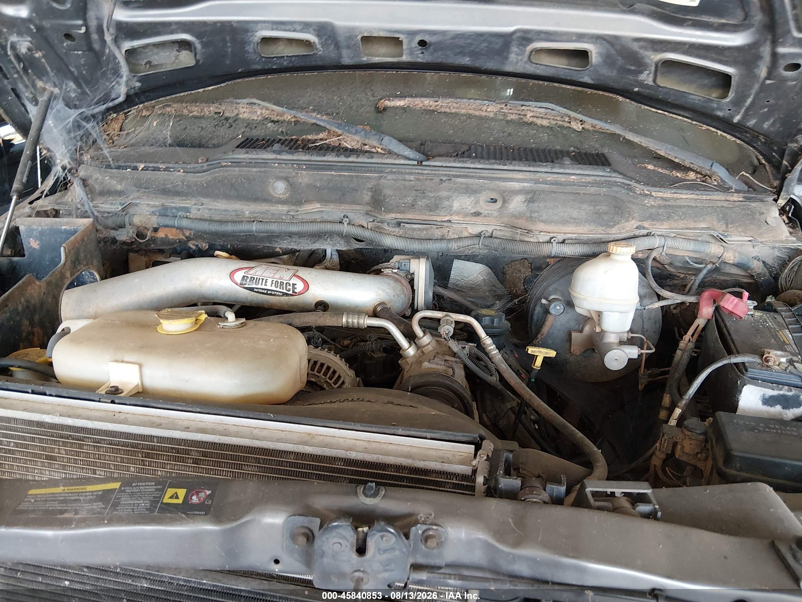 2004 Dodge Ram 1500 Slt/laramie Серый vin: 1D7HU18DX4S641497