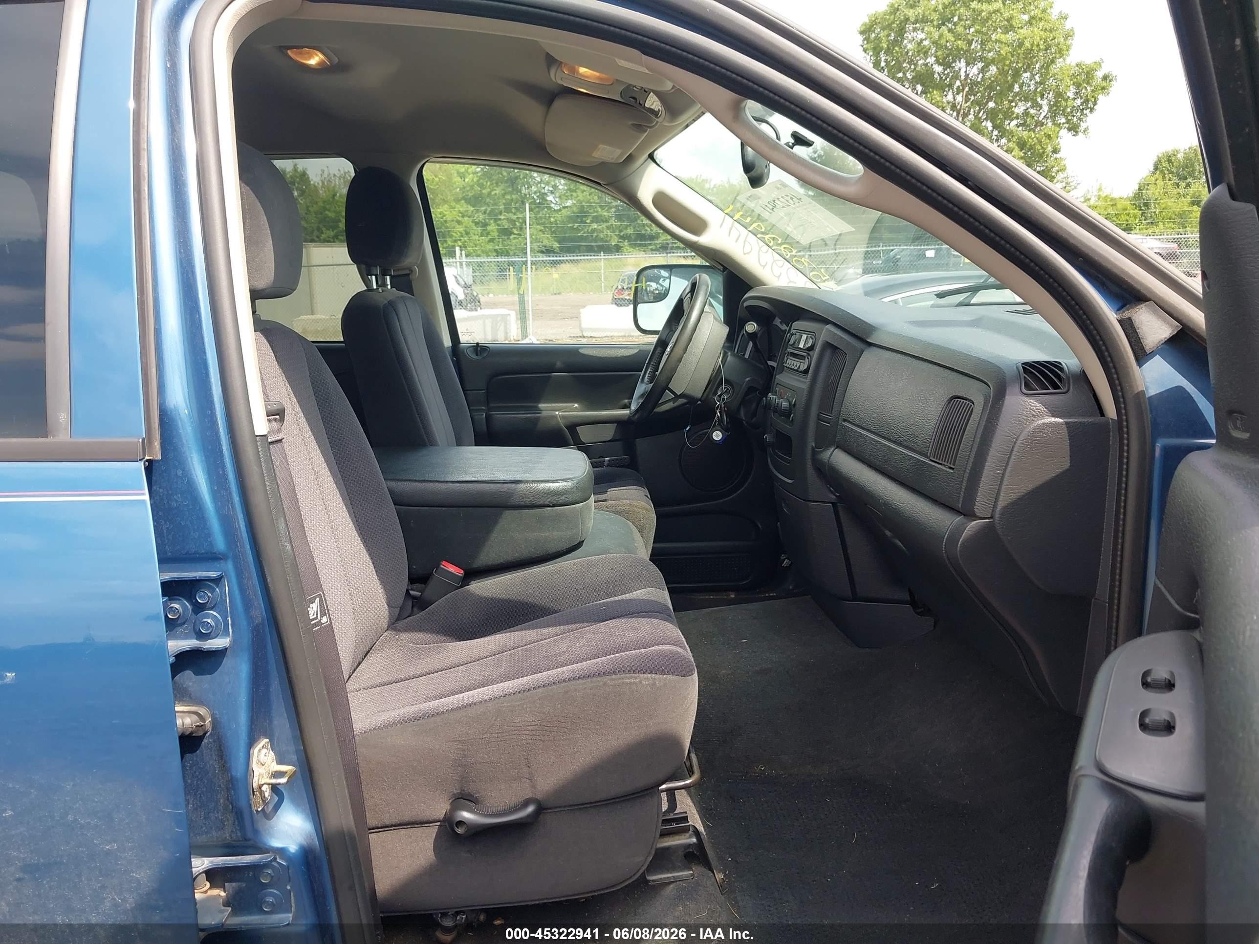 2004 Dodge Ram 1500 Slt/laramie Blue vin: 1D7HU18DX4S650877