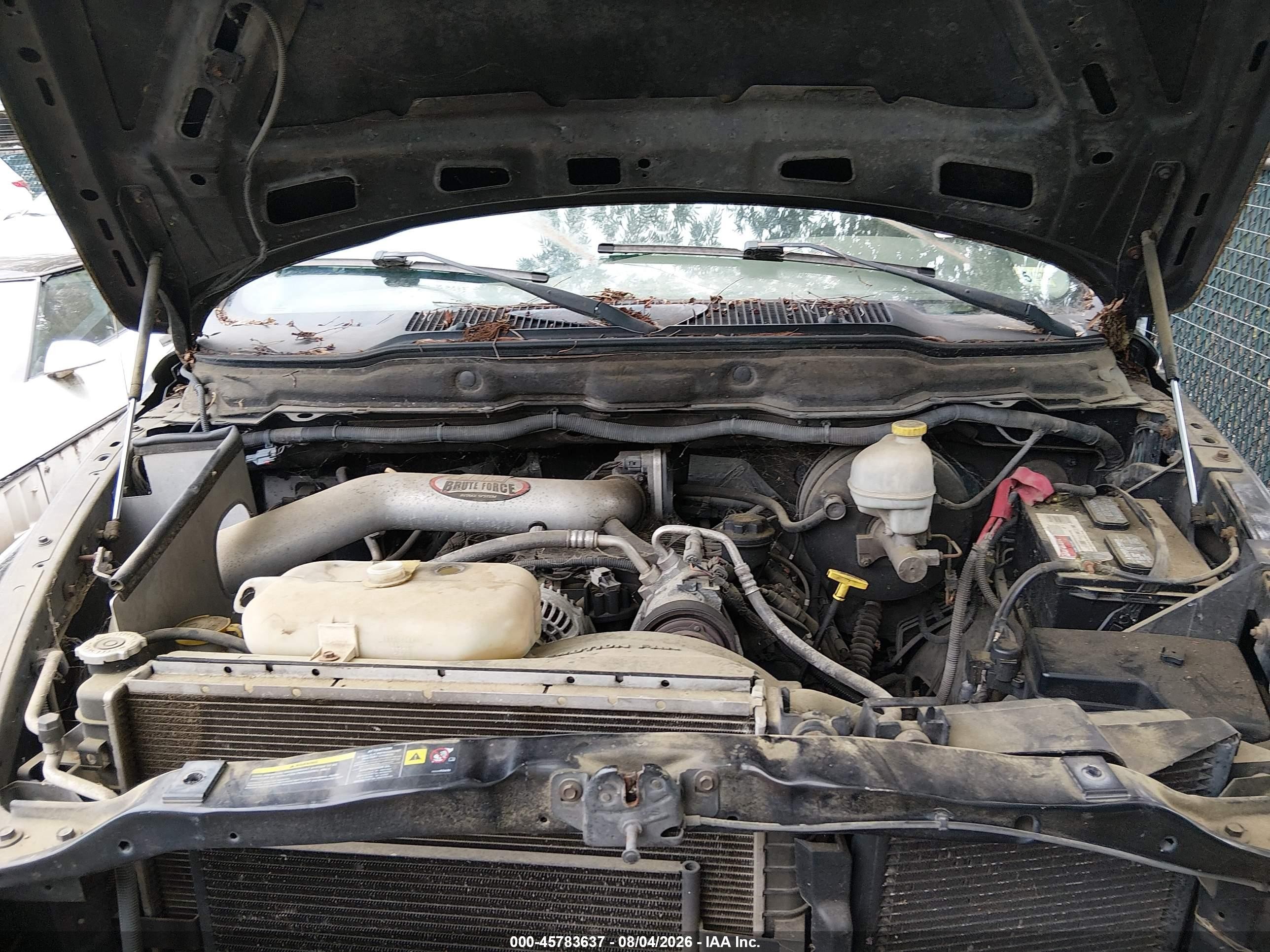 2004 Dodge Ram 1500 Slt/laramie Black vin: 1D7HU18DX4S678923