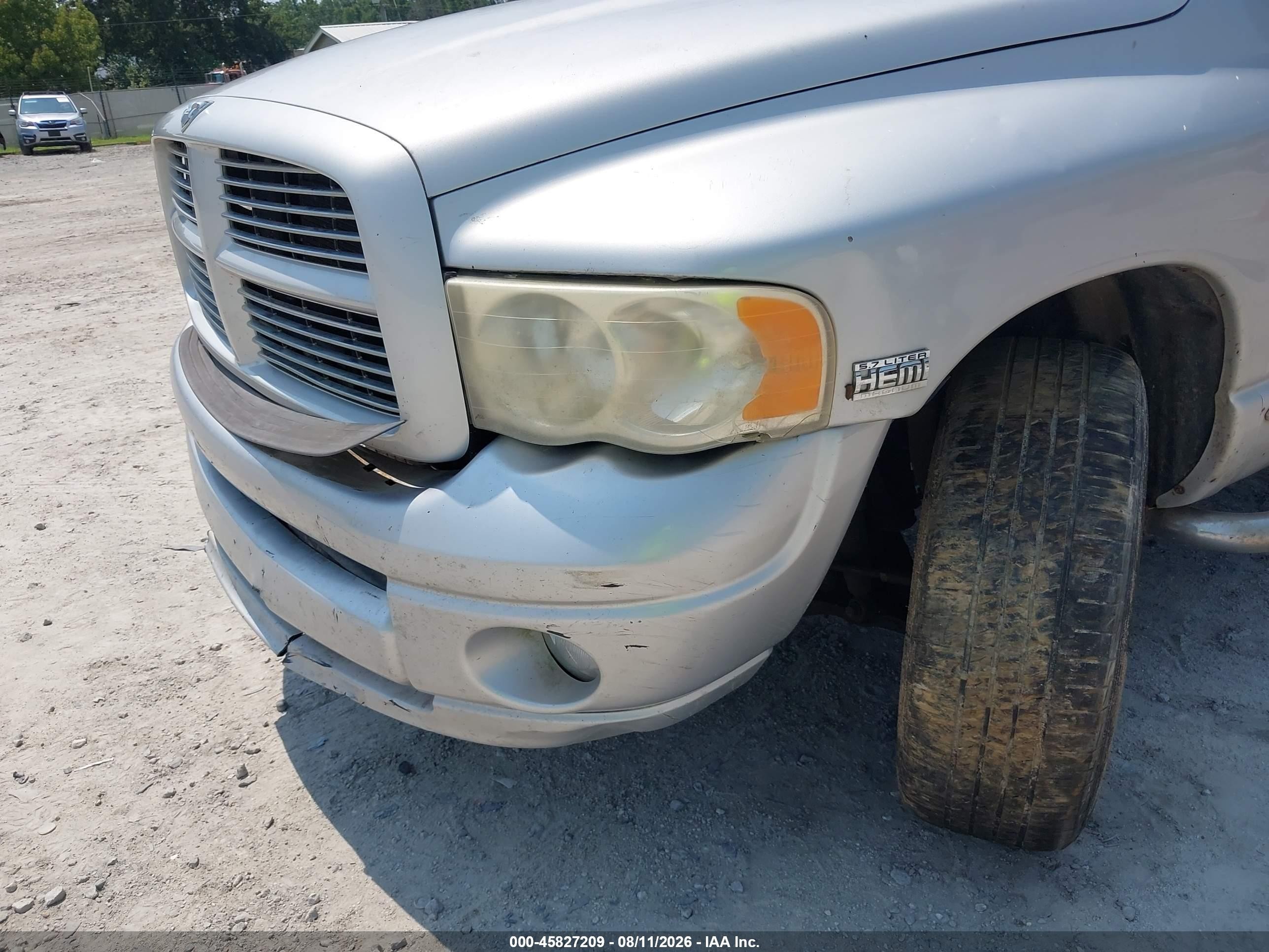 2005 Dodge Ram 1500 Slt/laramie Gray vin: 1D7HU18DX5S129756