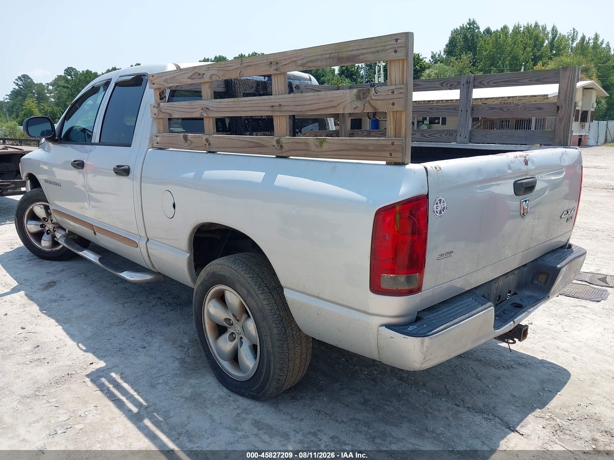 2005 Dodge Ram 1500 Slt/laramie Gray vin: 1D7HU18DX5S129756