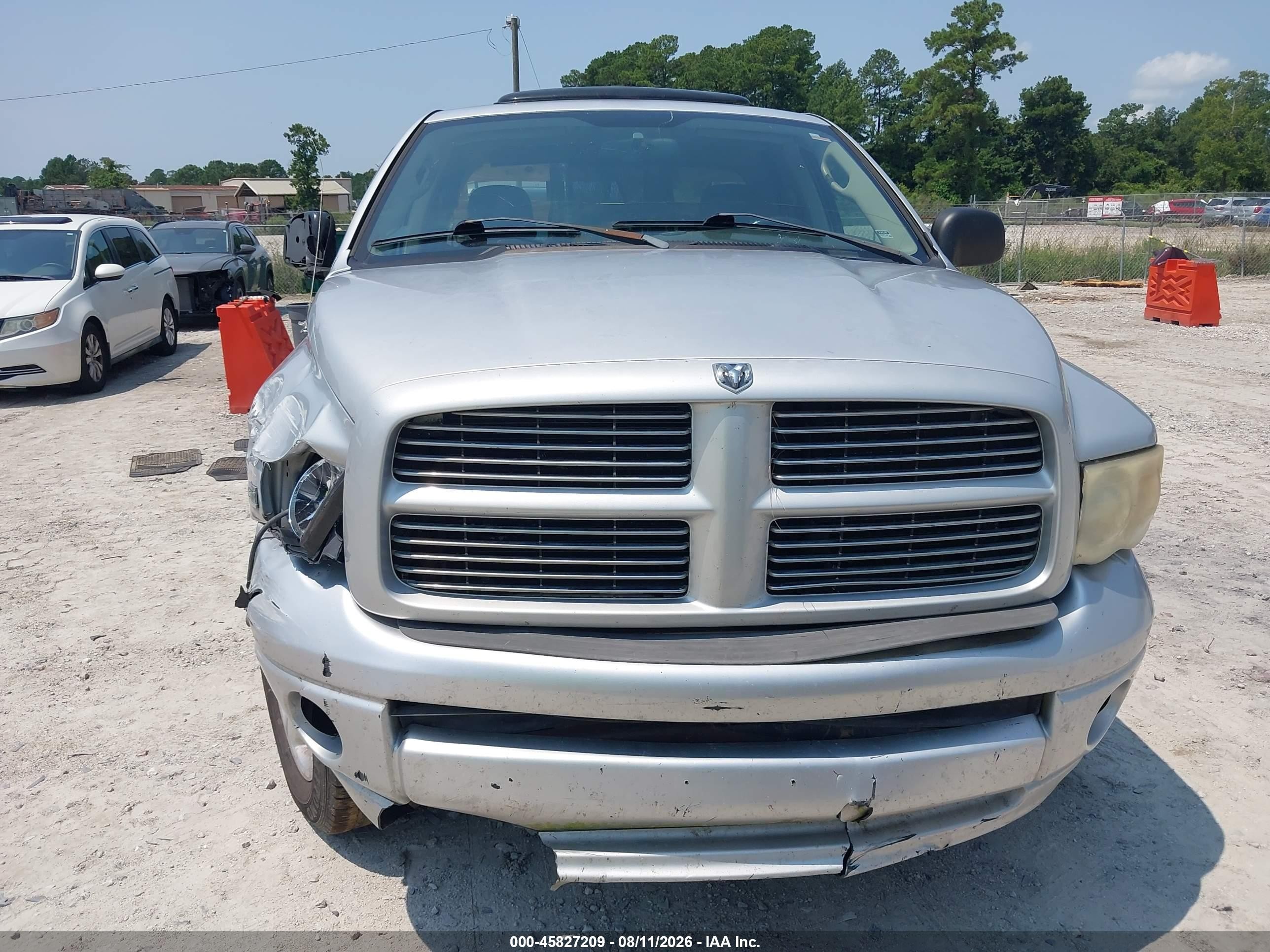 2005 Dodge Ram 1500 Slt/laramie Gray vin: 1D7HU18DX5S129756