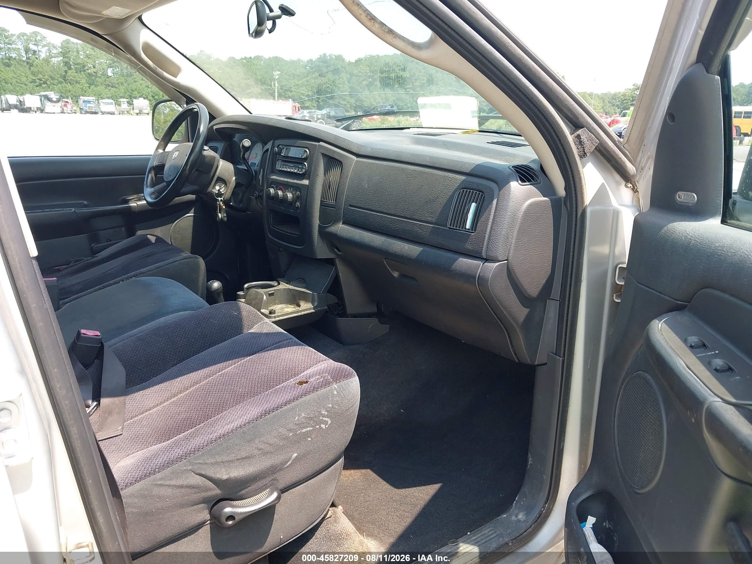 2005 Dodge Ram 1500 Slt/laramie Gray vin: 1D7HU18DX5S129756