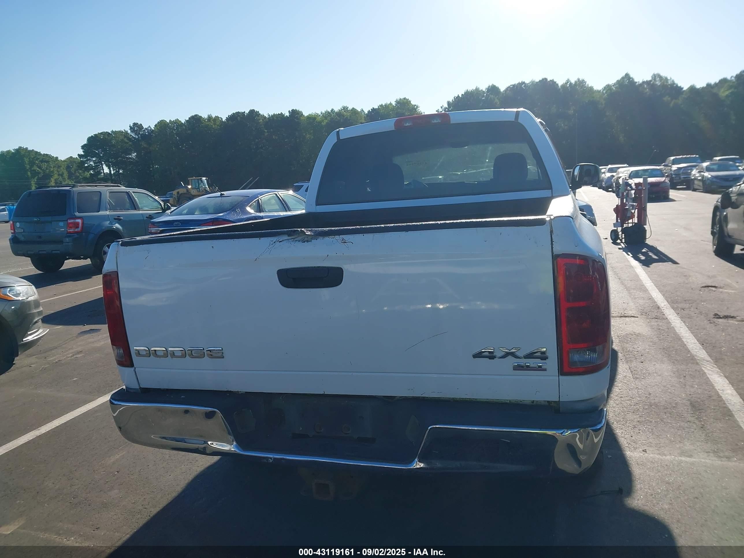 2003 Dodge Ram 1500 Slt/laramie/st White vin: 1D7HU18N03J646205