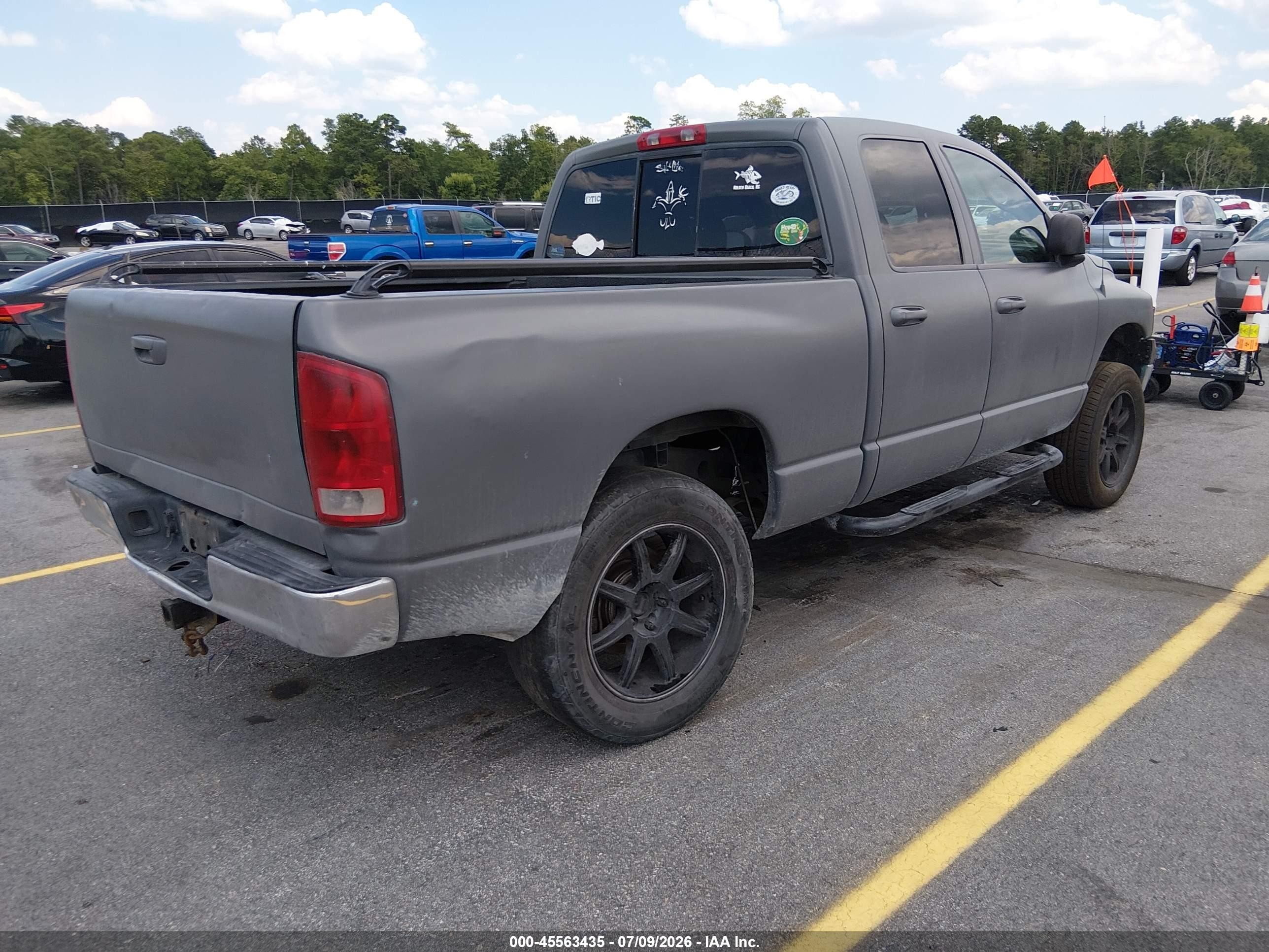2003 Dodge Ram 1500 Slt/laramie/st Gray vin: 1D7HU18N03S123244