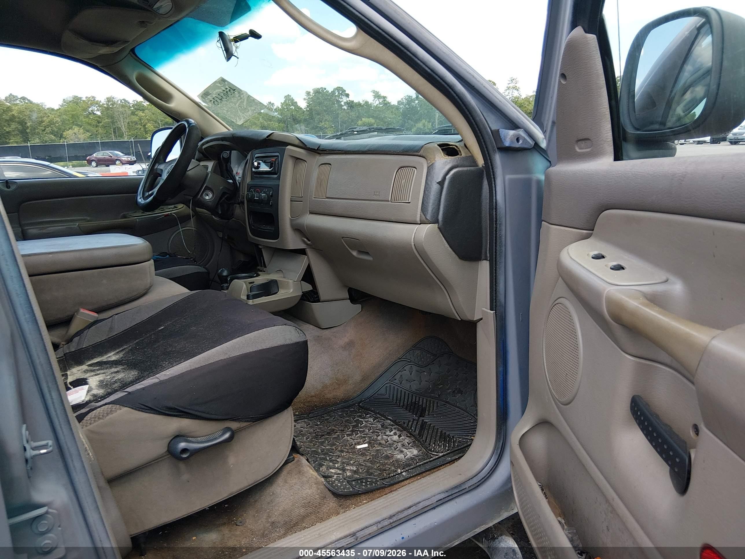 2003 Dodge Ram 1500 Slt/laramie/st Gray vin: 1D7HU18N03S123244