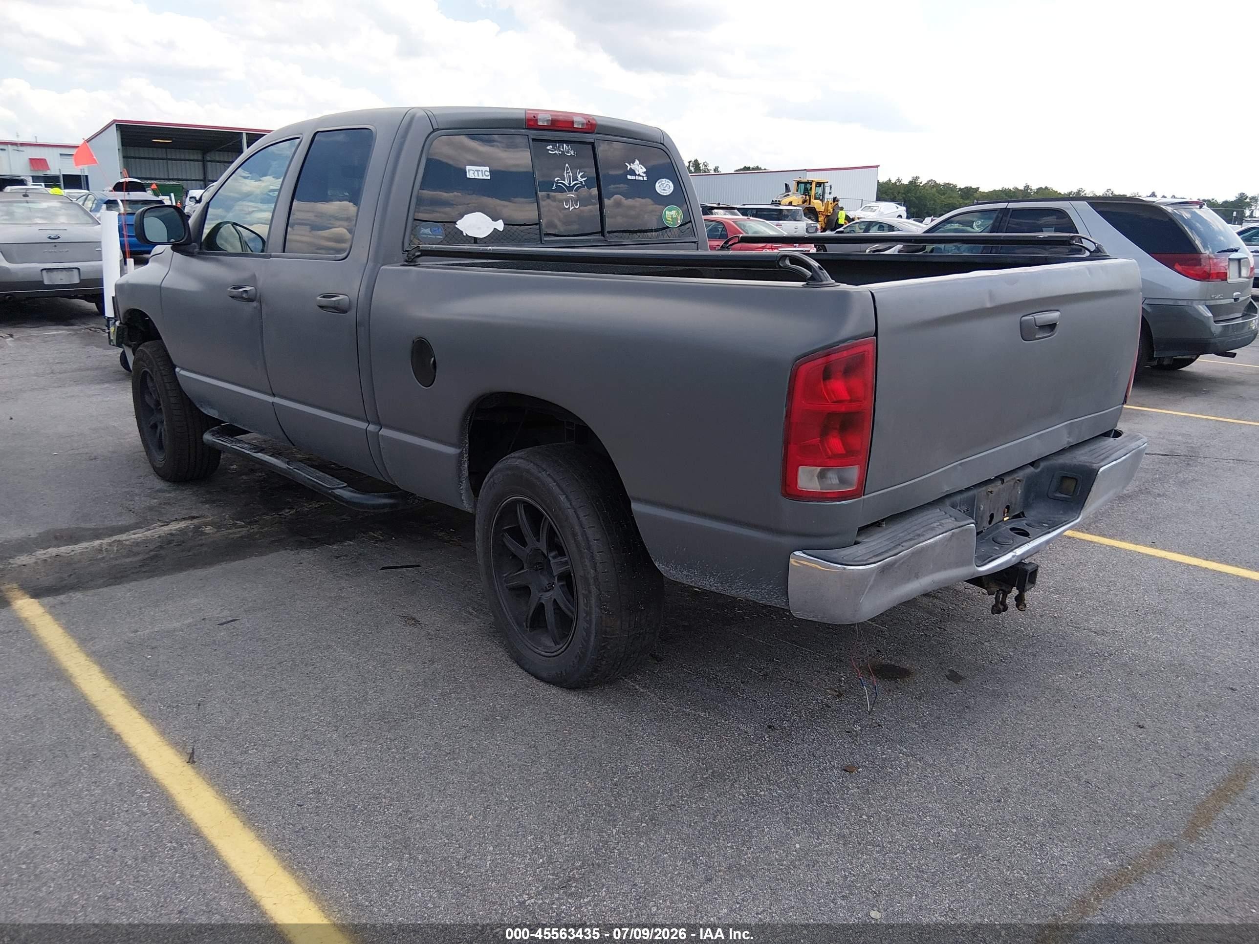 2003 Dodge Ram 1500 Slt/laramie/st Gray vin: 1D7HU18N03S123244