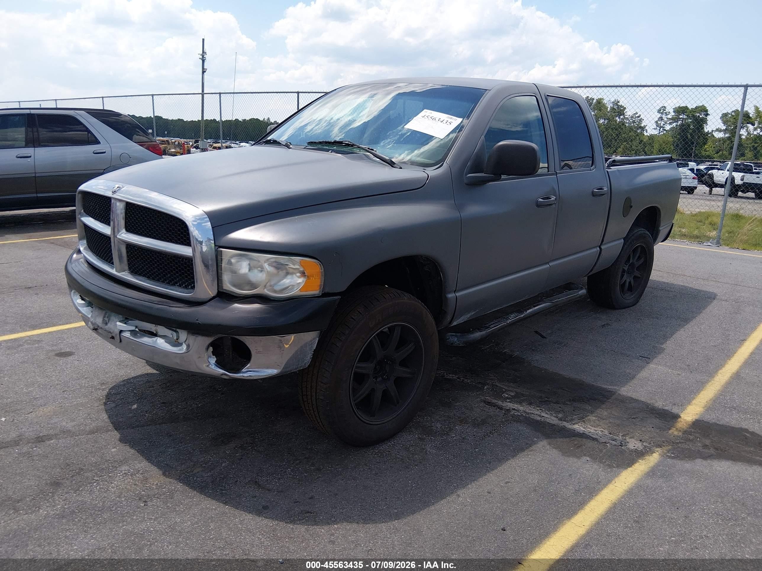 2003 Dodge Ram 1500 Slt/laramie/st Gray vin: 1D7HU18N03S123244