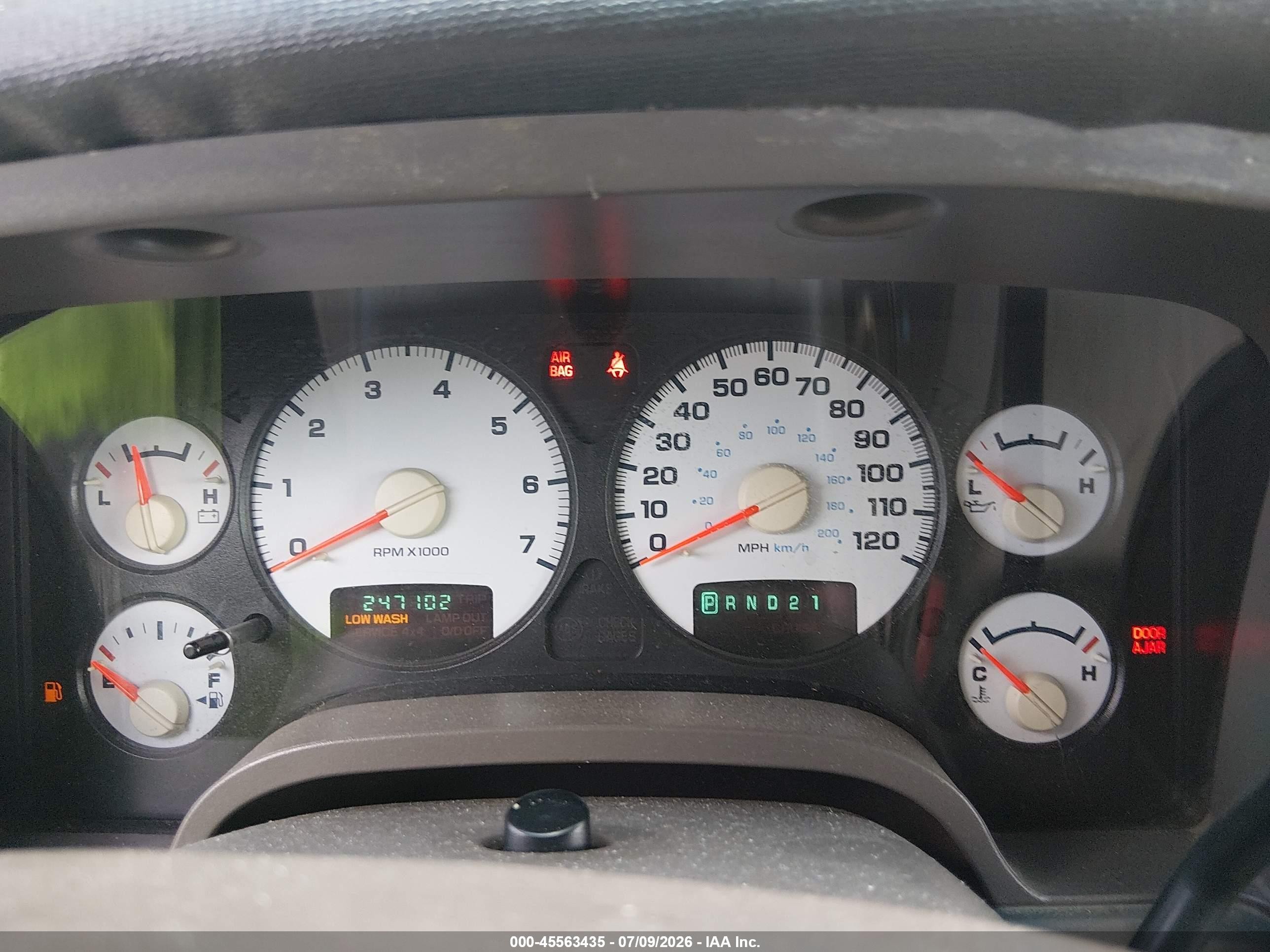 2003 Dodge Ram 1500 Slt/laramie/st Gray vin: 1D7HU18N03S123244