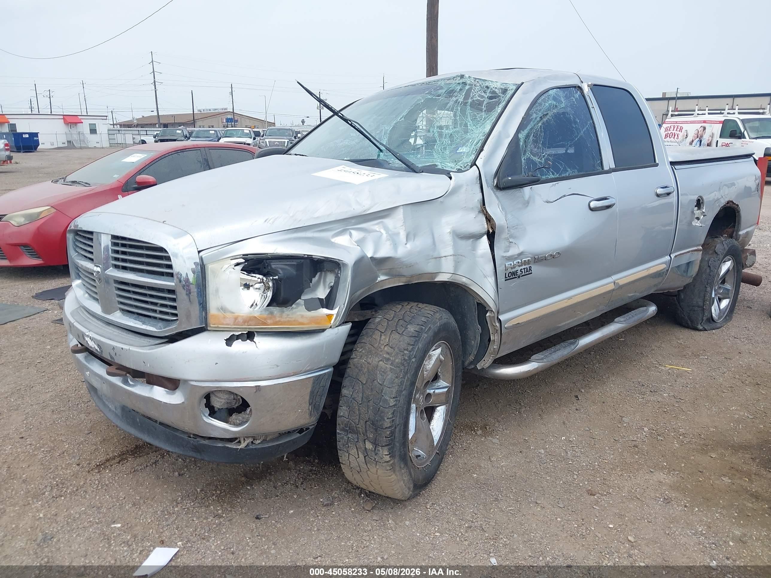 2006 Dodge Ram 1500 Slt/trx4 Off Road/sport Silver vin: 1D7HU18N06J107085