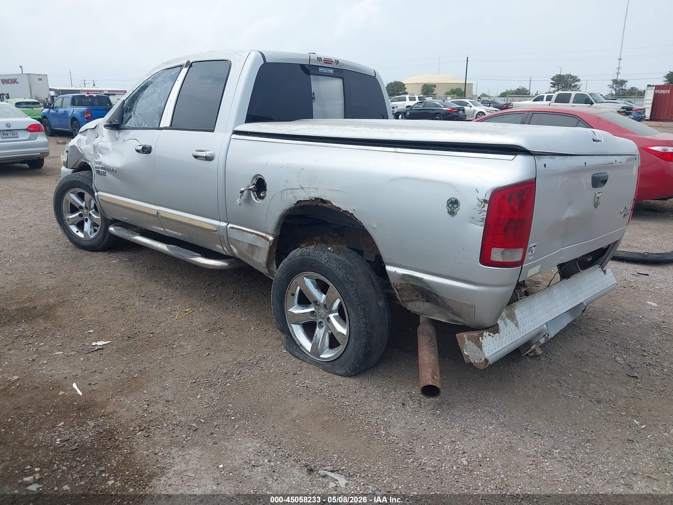 2006 Dodge Ram 1500 Slt/trx4 Off Road/sport Silver vin: 1D7HU18N06J107085