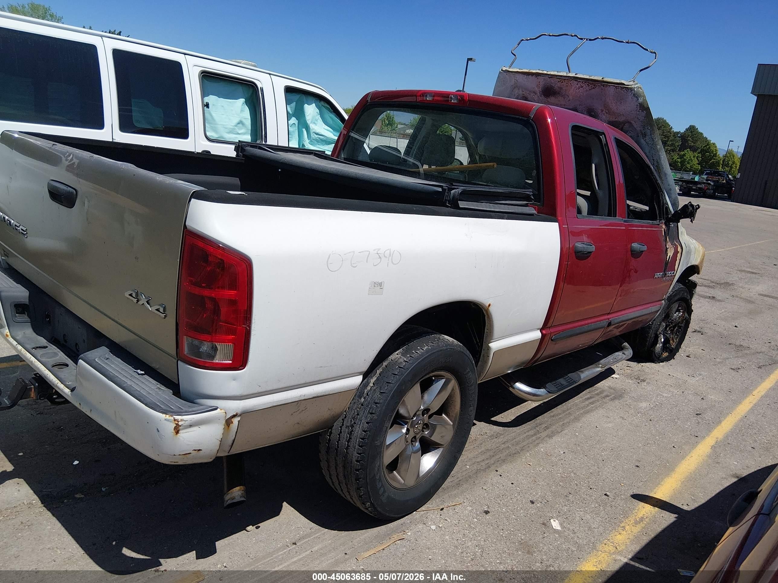 2006 Dodge Ram 1500 Slt/trx4 Off Road/sport Красный vin: 1D7HU18N06S622596