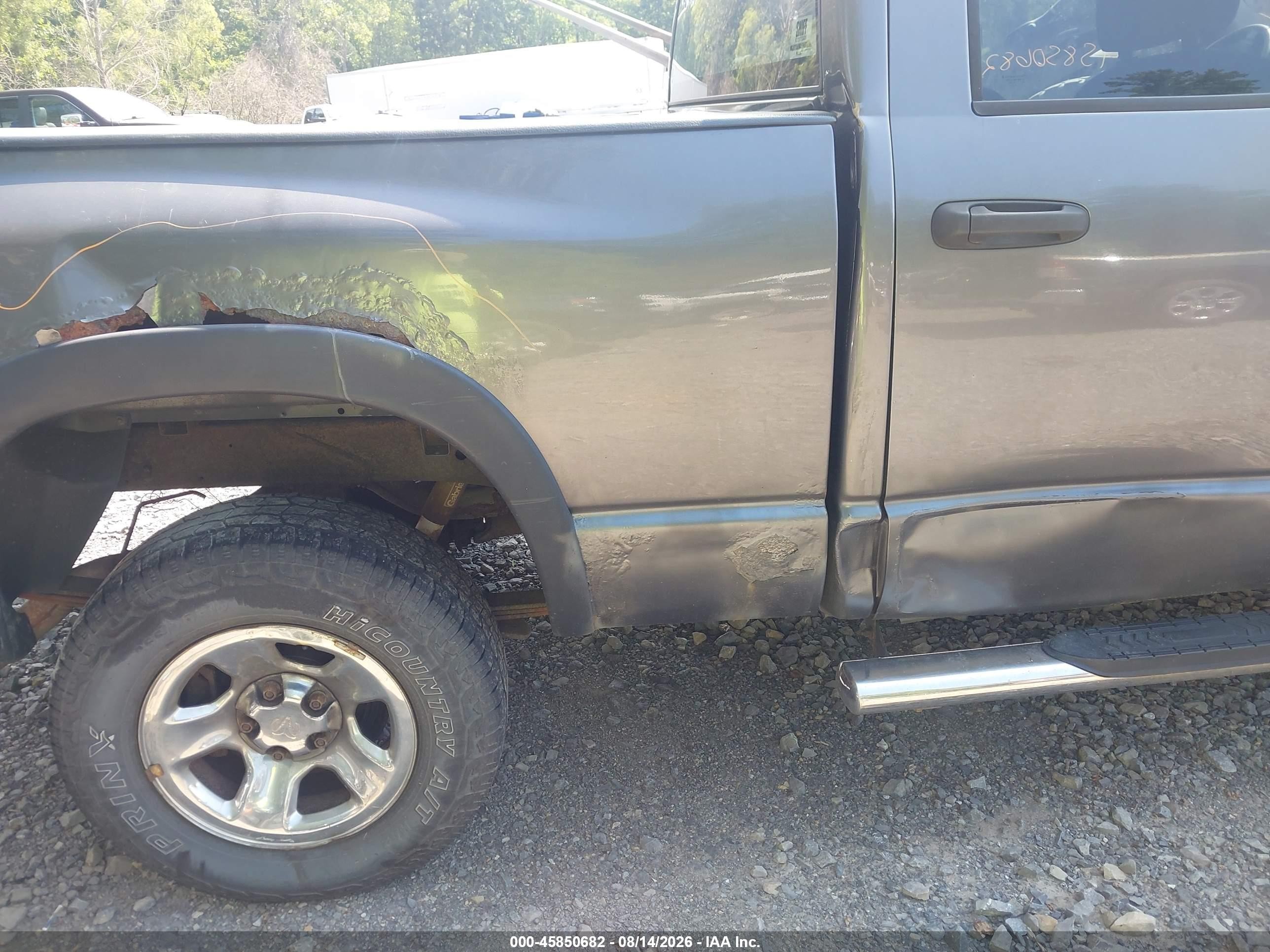 2004 Dodge Ram 1500 Slt/laramie Gray vin: 1D7HU18N14J107951