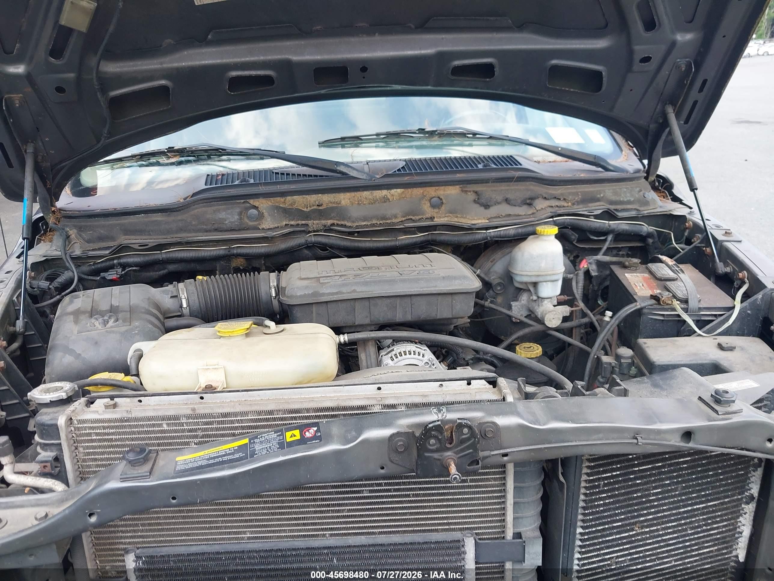 2004 Dodge Ram 1500 Slt/laramie Серый vin: 1D7HU18N14J128752