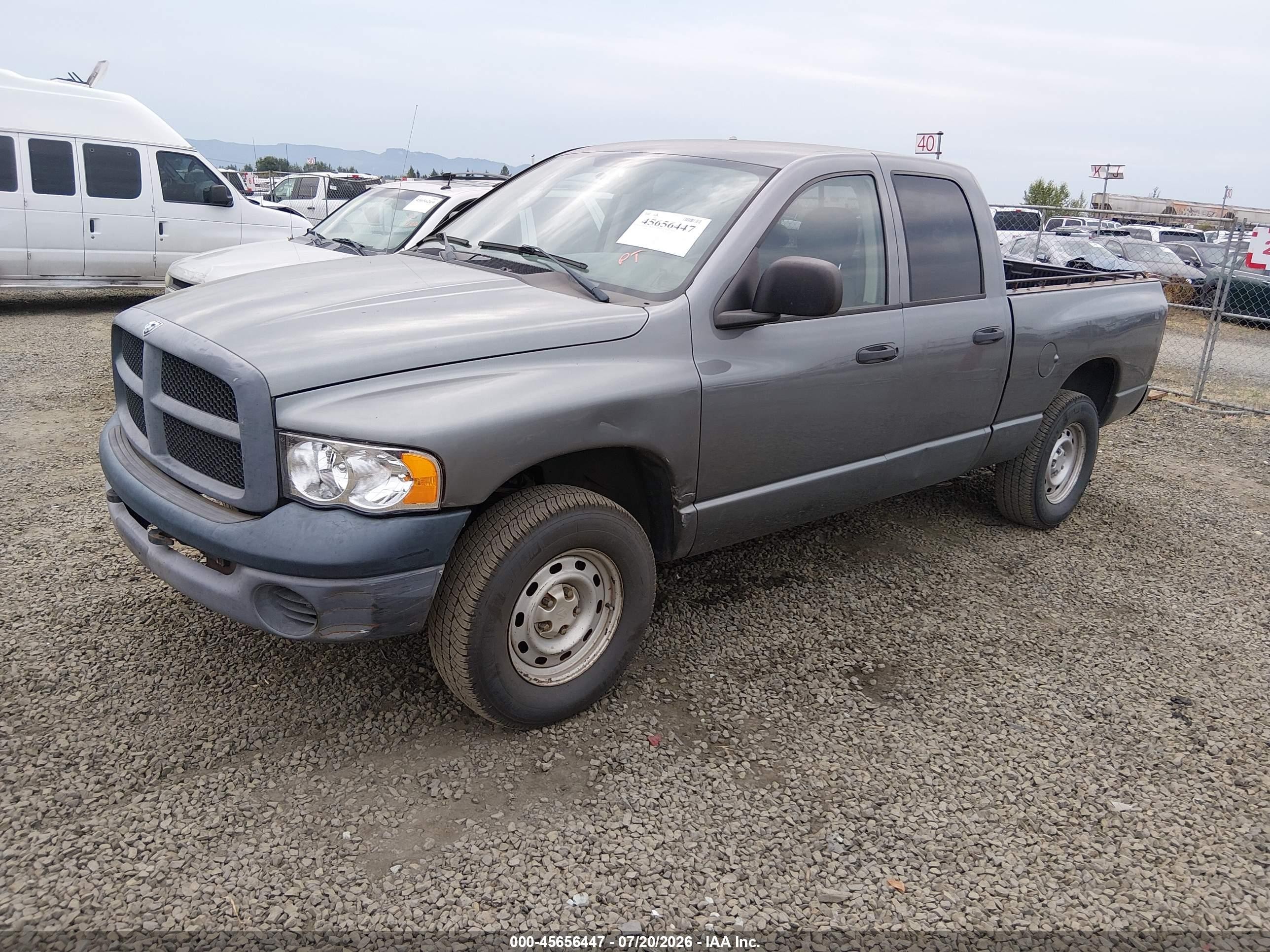 2005 Dodge Ram 1500 St Silver vin: 1D7HU18N15J620263