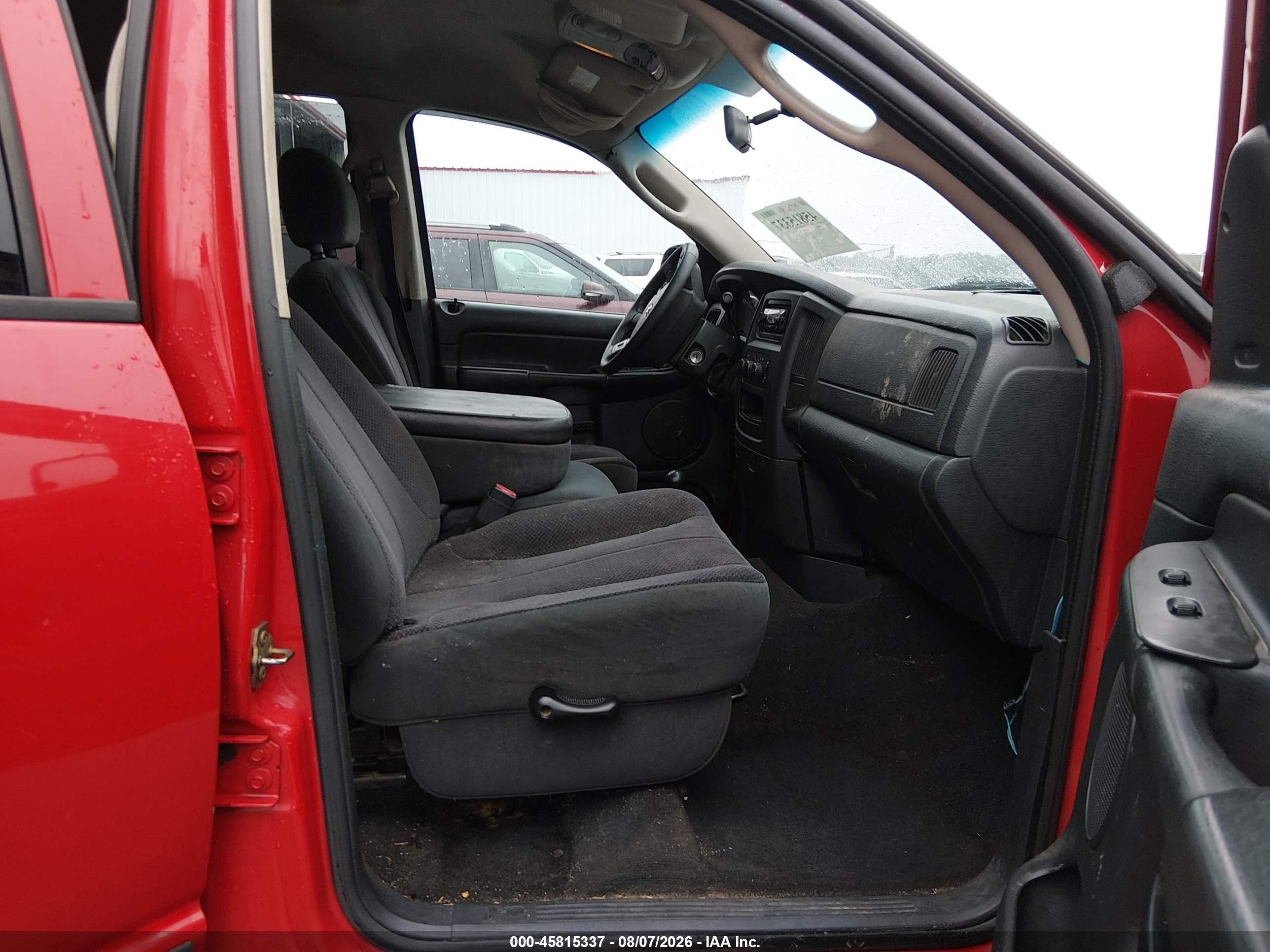 2005 Dodge Ram 1500 Slt/laramie Red vin: 1D7HU18N15S286150