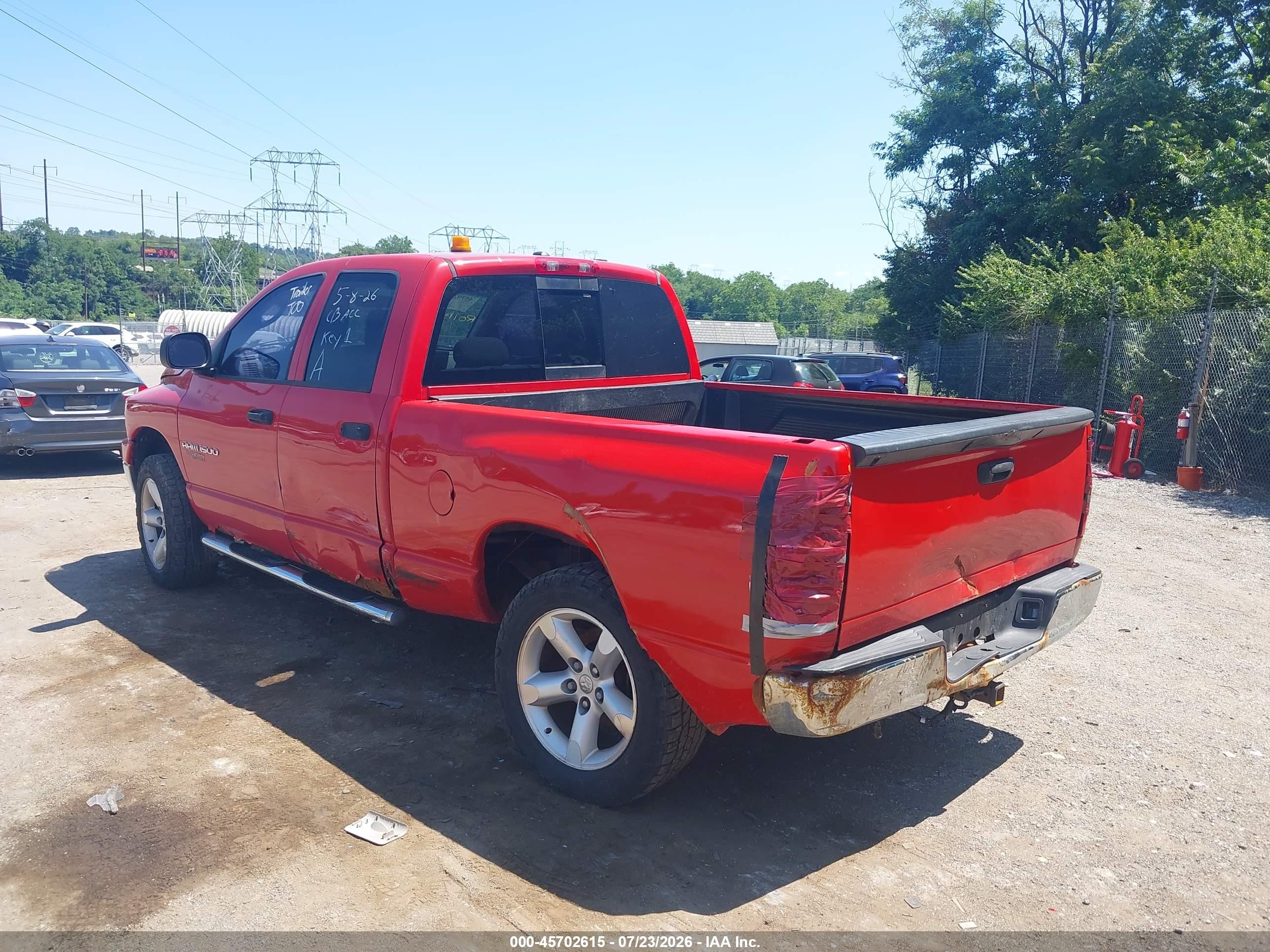 2006 Dodge Ram 1500 Slt/trx4 Off Road/sport Красный vin: 1D7HU18N16S656255
