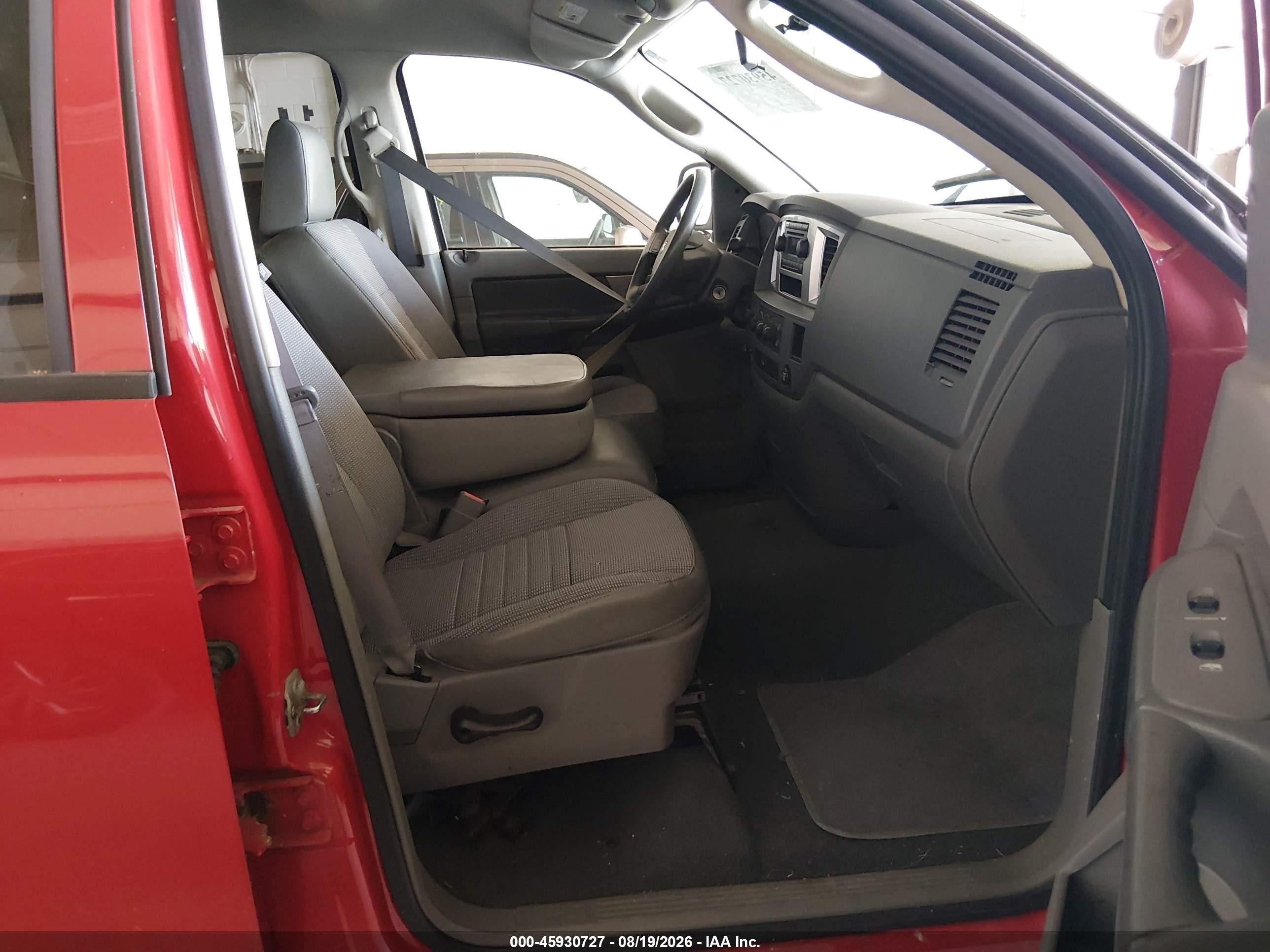 2008 Dodge Ram 1500 Slt Red vin: 1D7HU18N18S565893
