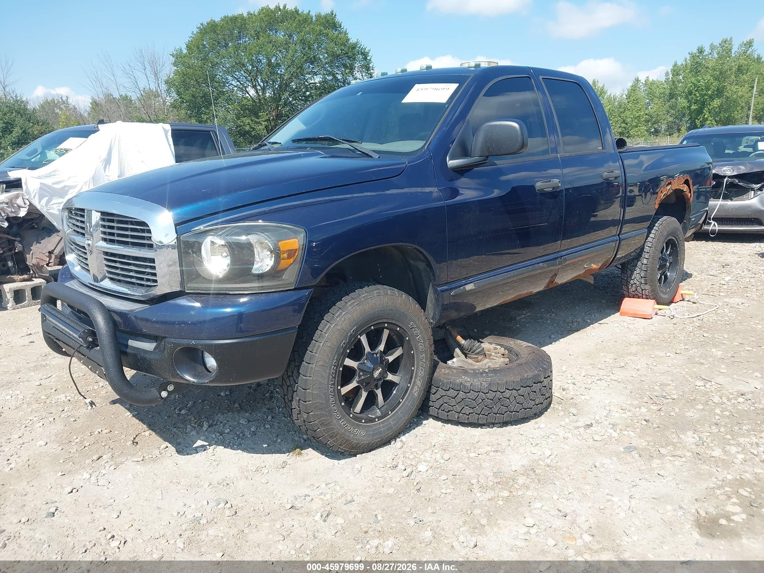 2006 Dodge Ram 1500 Slt/trx4 Off Road/sport Dark Blue vin: 1D7HU18N26S651047