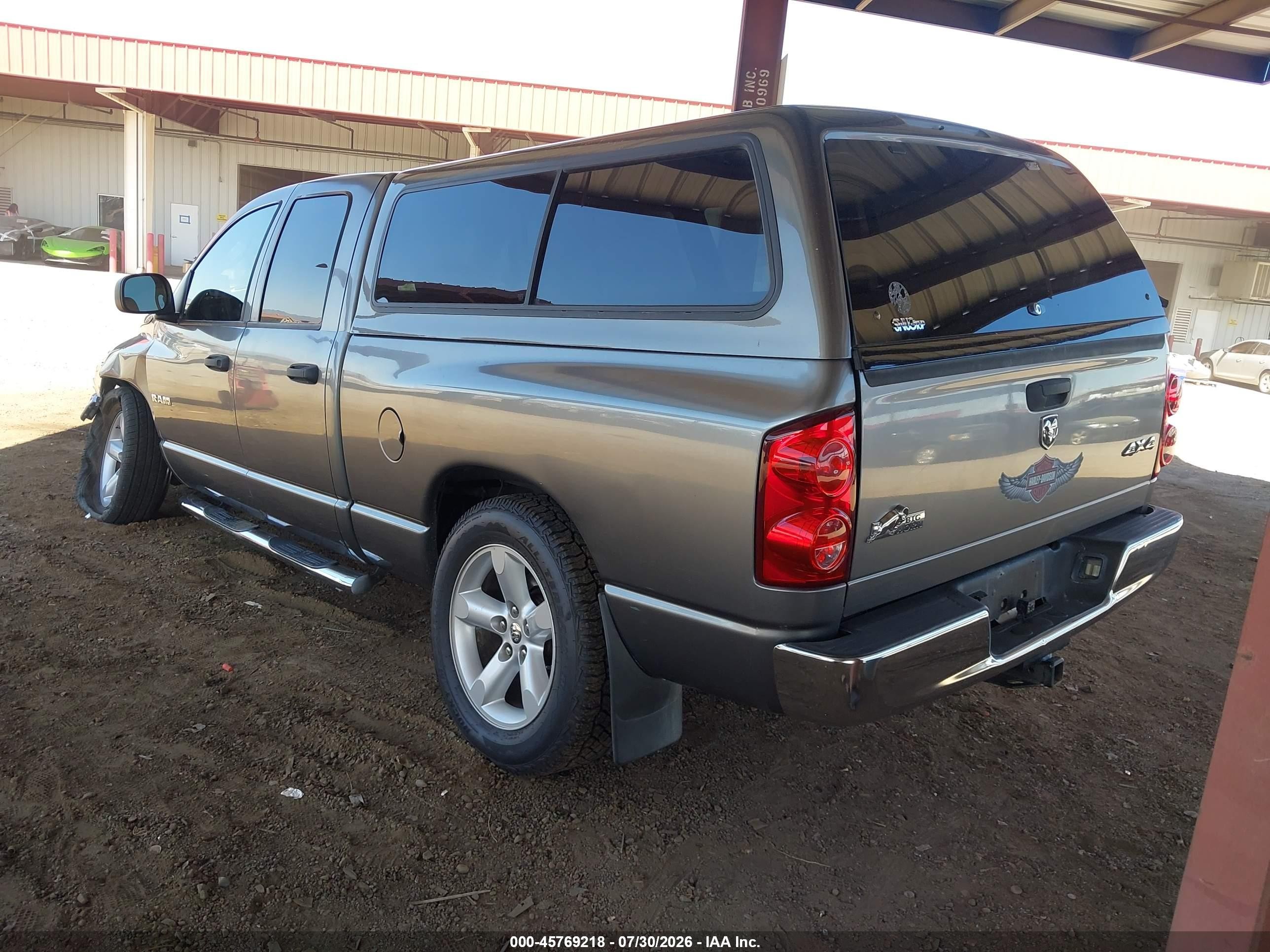 2008 Dodge Ram 1500 Slt Gray vin: 1D7HU18N28J136171