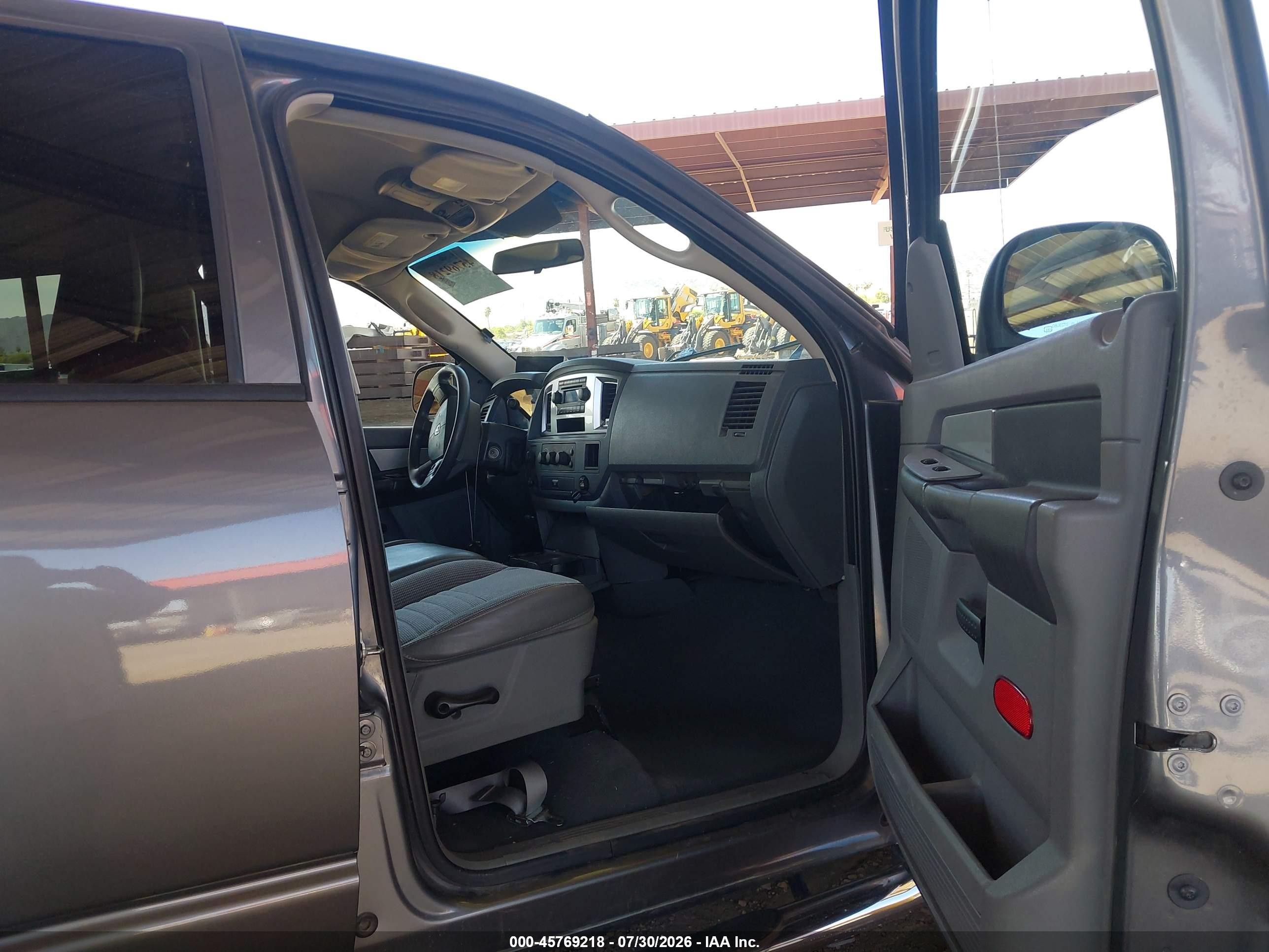2008 Dodge Ram 1500 Slt Gray vin: 1D7HU18N28J136171