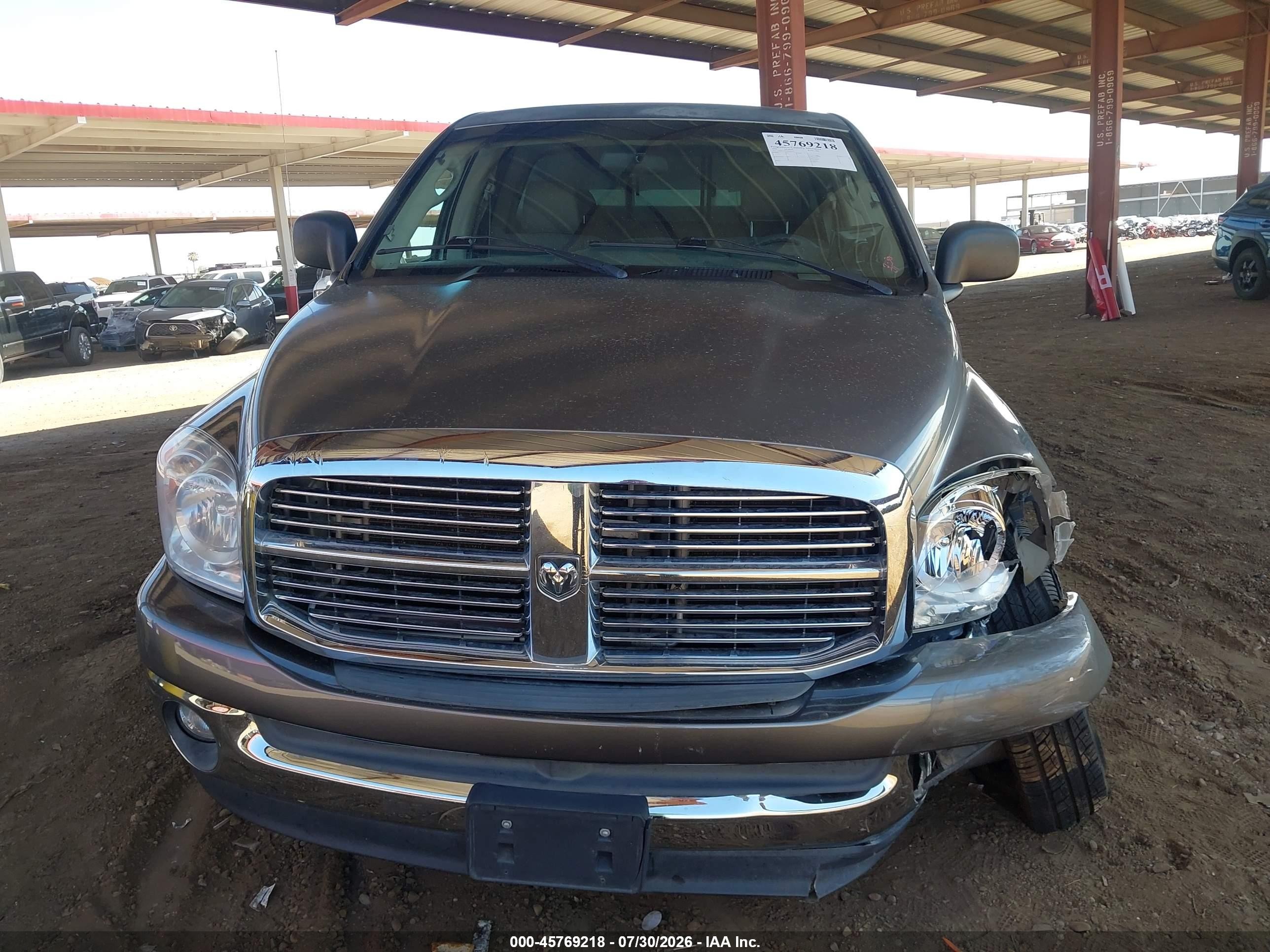 2008 Dodge Ram 1500 Slt Gray vin: 1D7HU18N28J136171