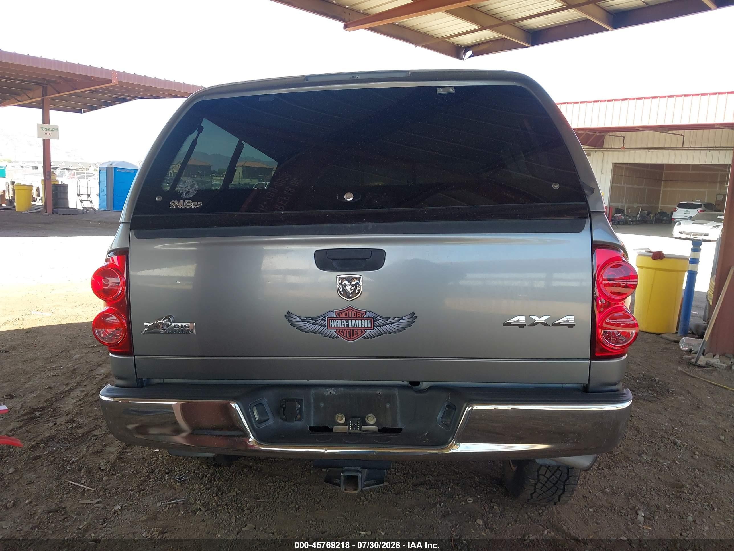 2008 Dodge Ram 1500 Slt Gray vin: 1D7HU18N28J136171