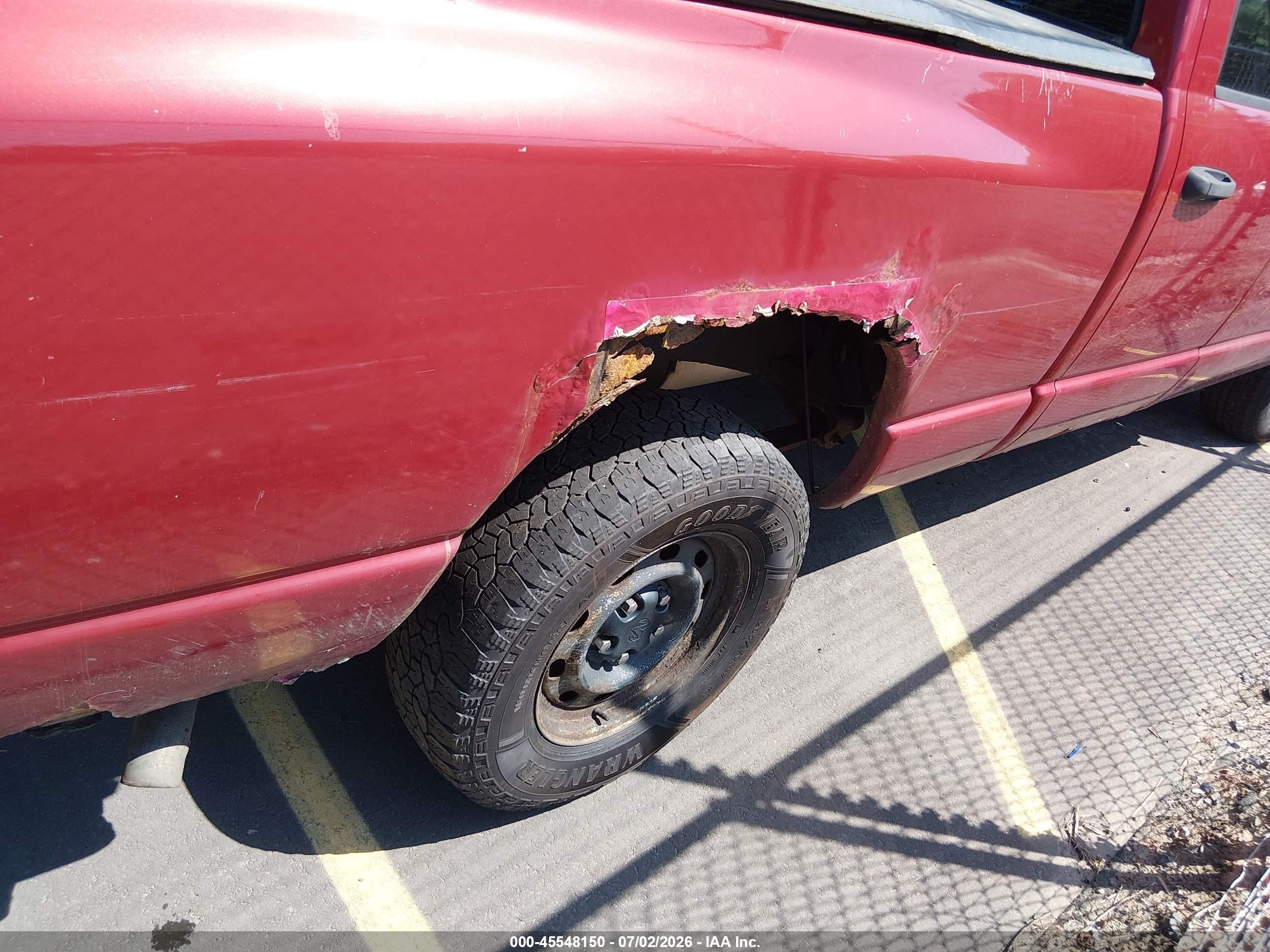 2008 Dodge Ram 1500 St/sxt Red vin: 1D7HU18N28S551436
