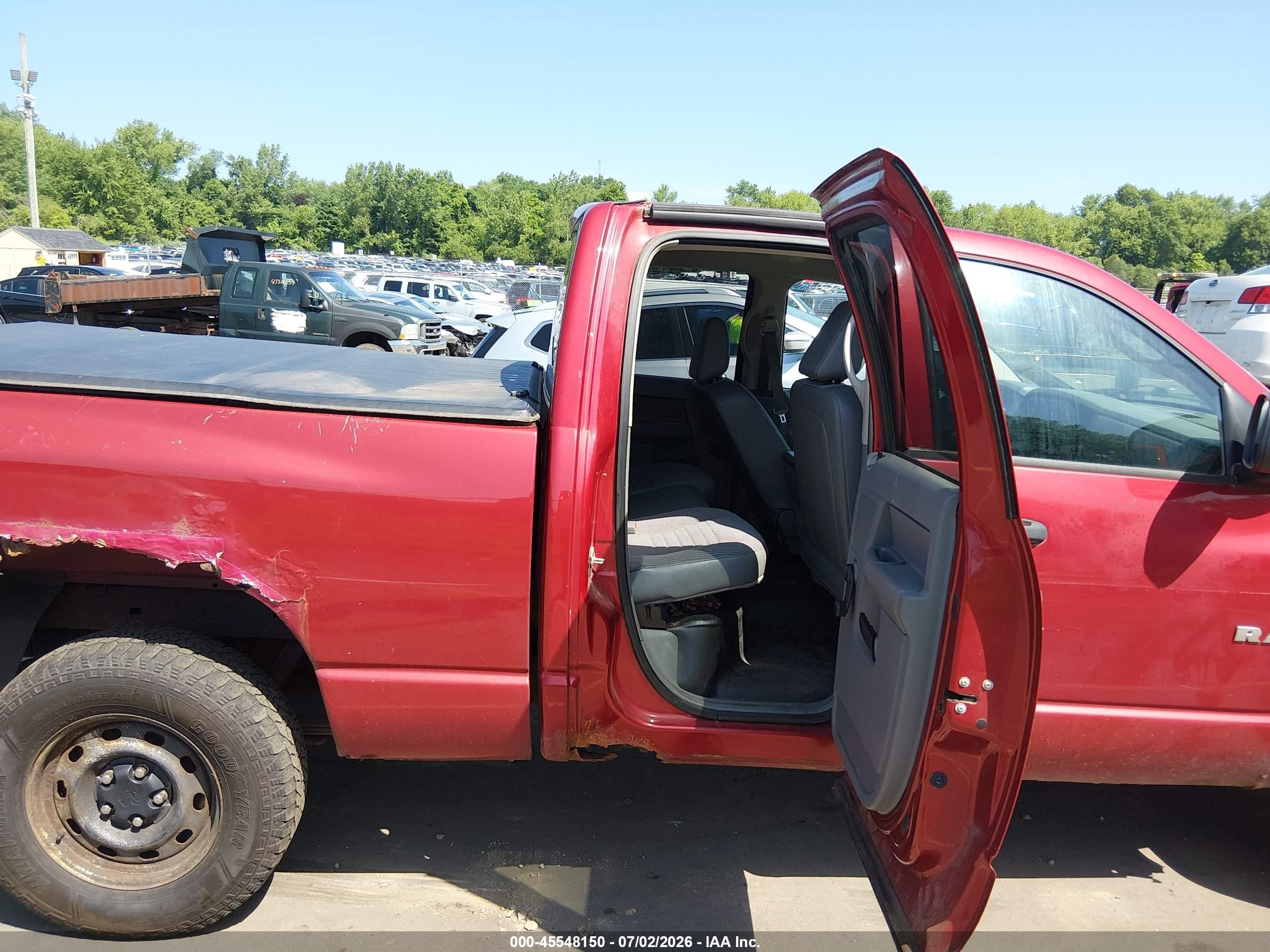 2008 Dodge Ram 1500 St/sxt Red vin: 1D7HU18N28S551436
